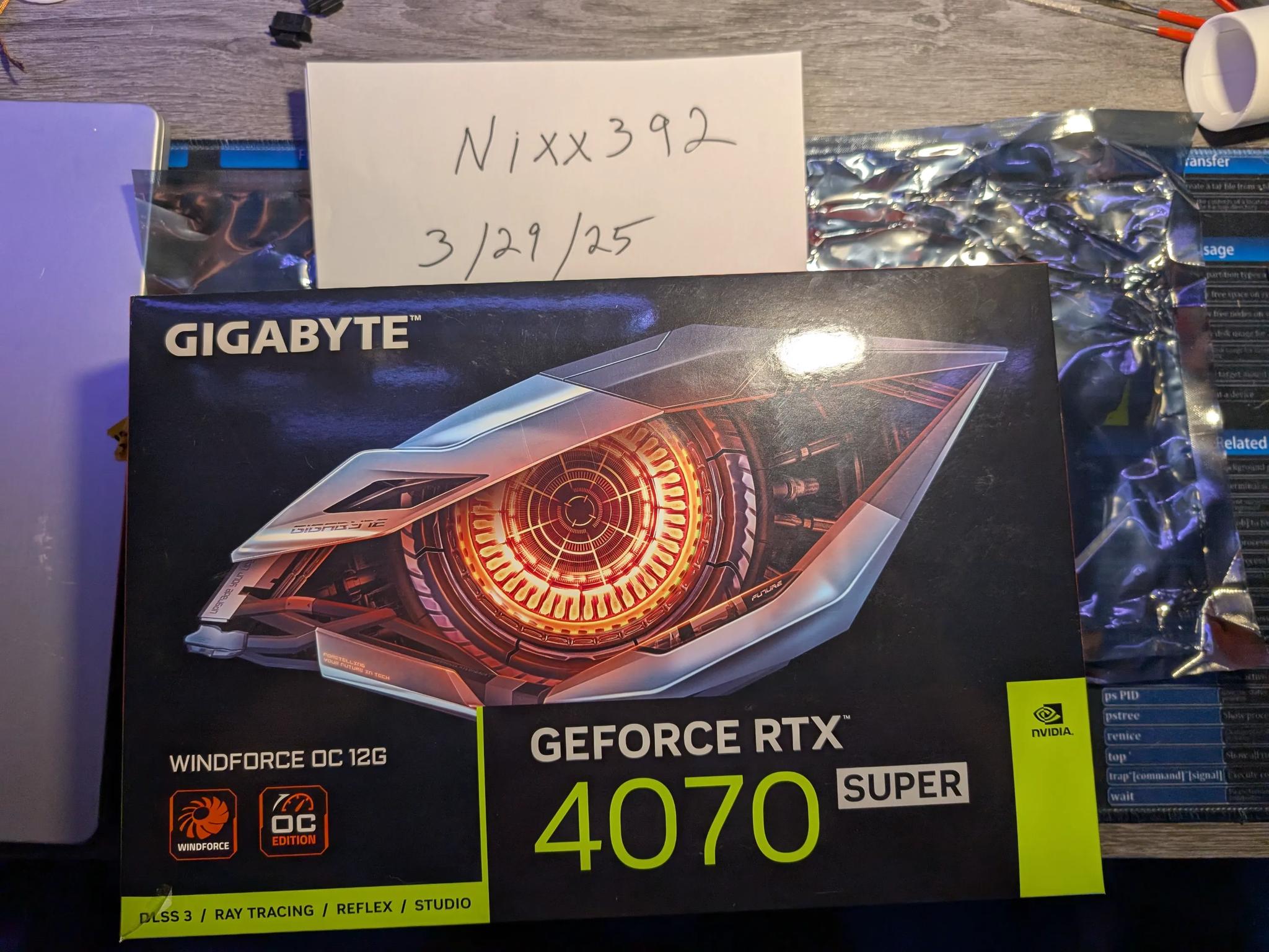 Gigabyte Nvidia RTX 4070 super windforce OC