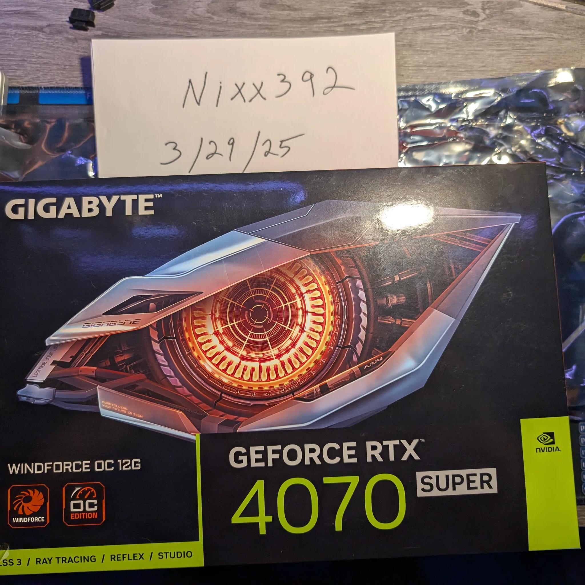 Gigabyte Nvidia RTX 4070 super windforce OC