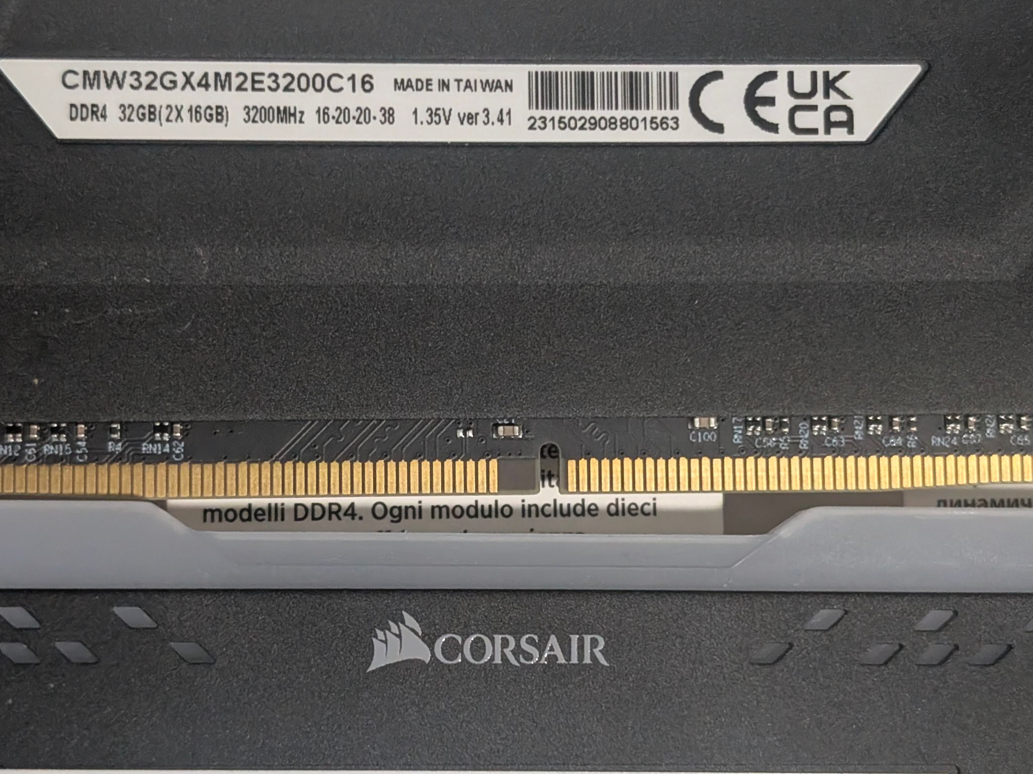 32gb Corsair Vengeance RGB Pro **DDR4** 3200mhz