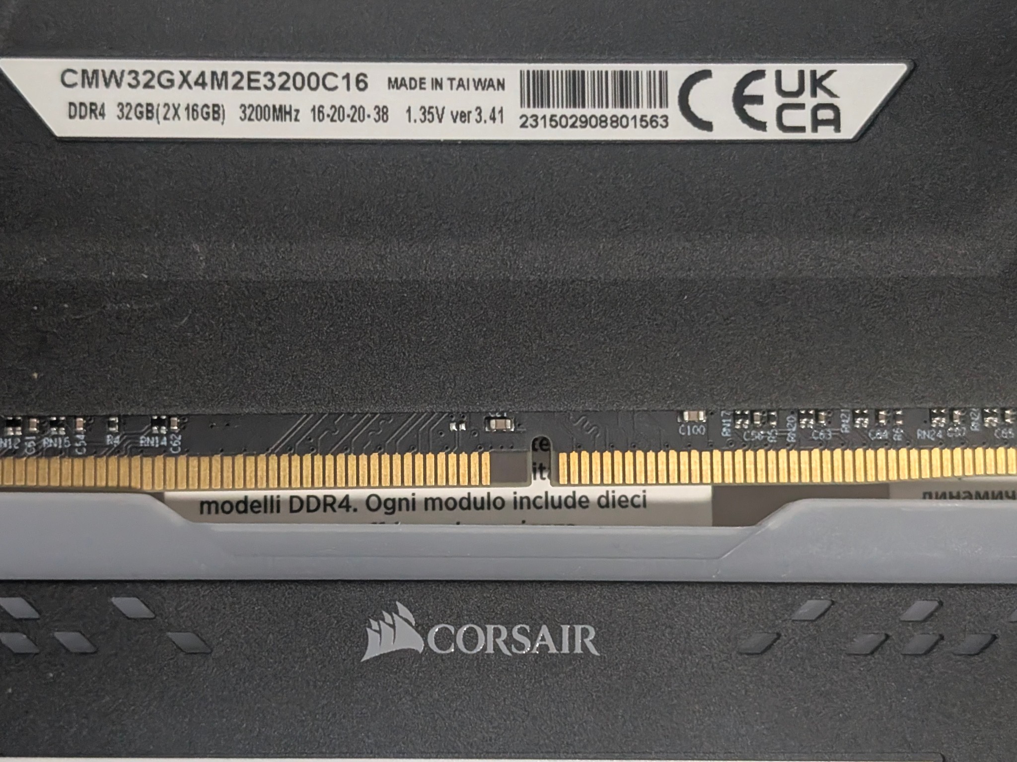 32gb Corsair Vengeance RGB Pro **DDR4** 3200mhz