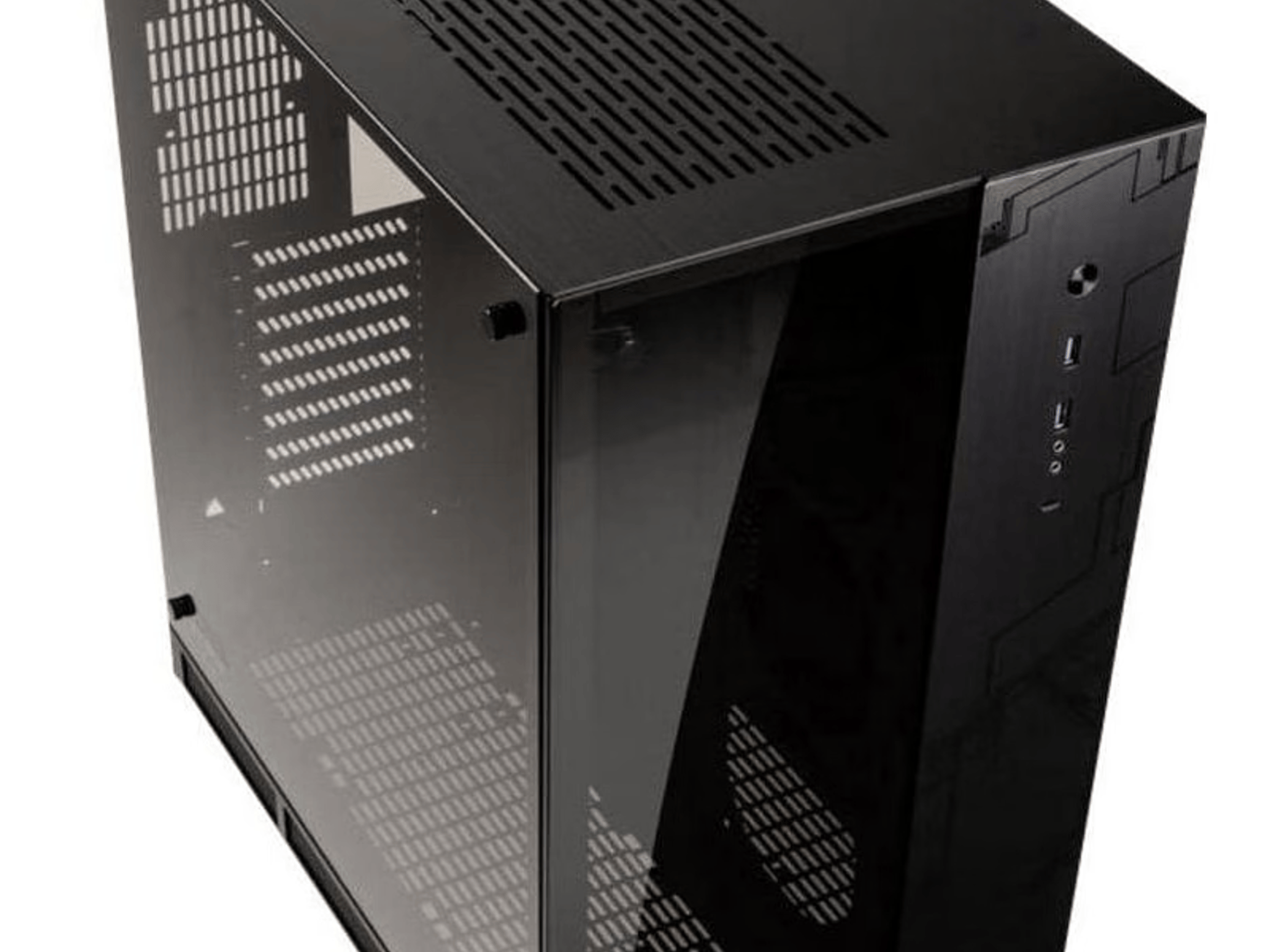 NEW LIAN LI PC-O11 WGX ROG Certified Edition Computer Case (Black Aluminum, Steel & Tempered Glass)