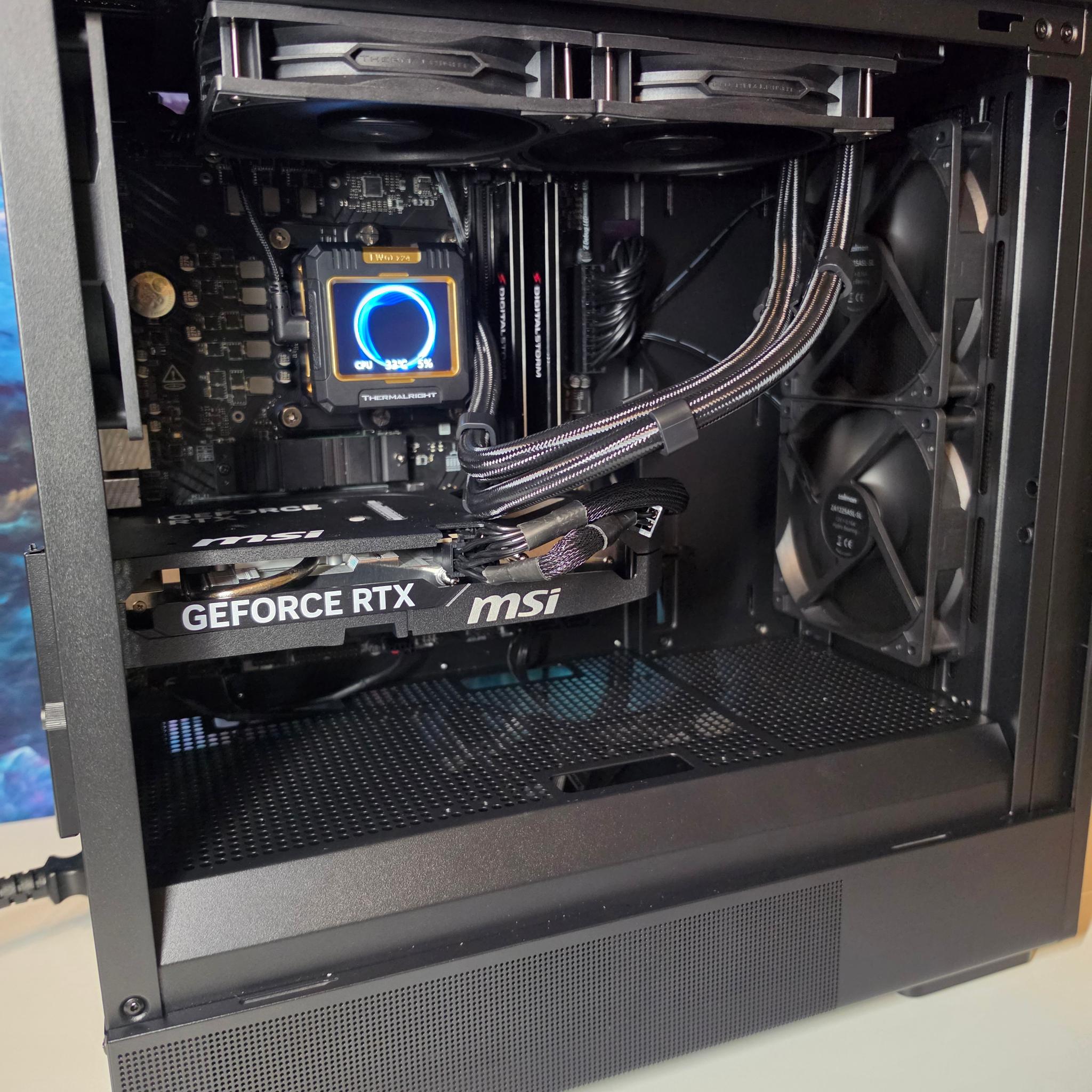 MSI RTX 5060ti 8gb + Intel Core i7 14700f PC Build #104