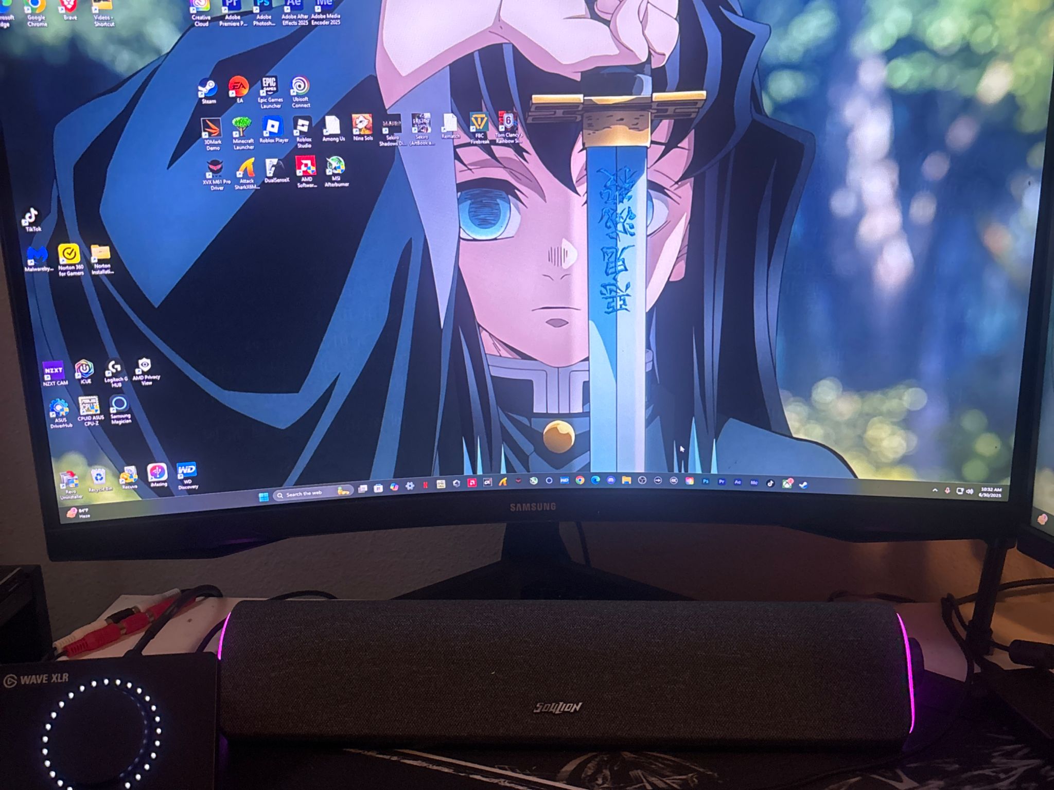 SAMSUNG 32” Odyssey G5 Gaming Monitor 144hz
