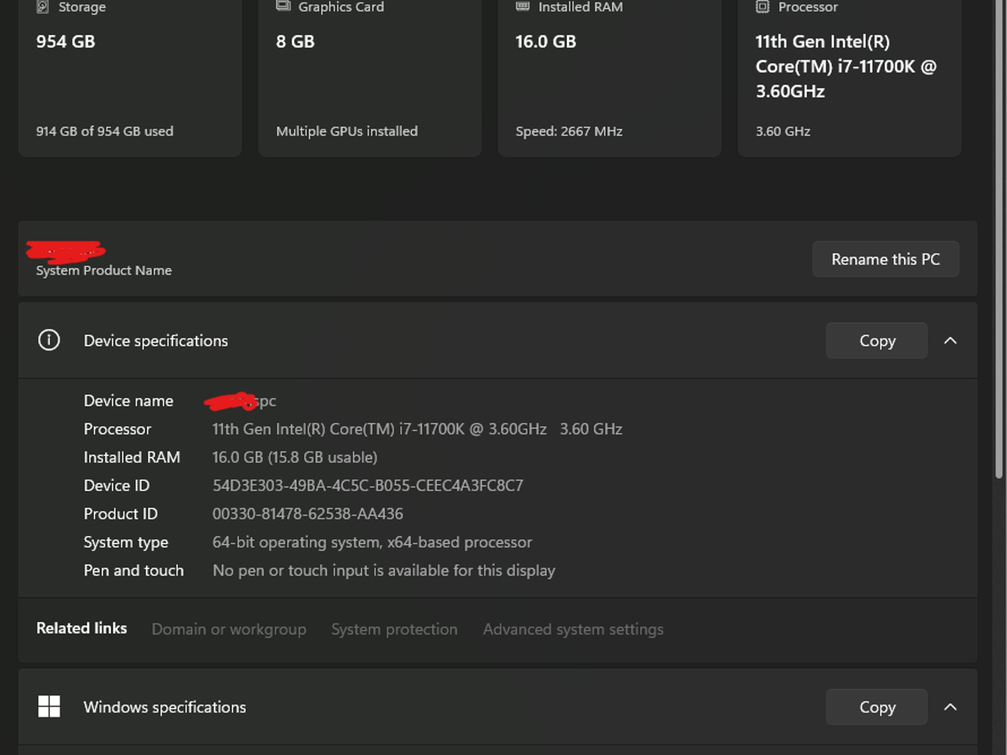 Custom 1080p High Performance Gaming PC (Arc A750 with i7-11700k & 16gb RAM)