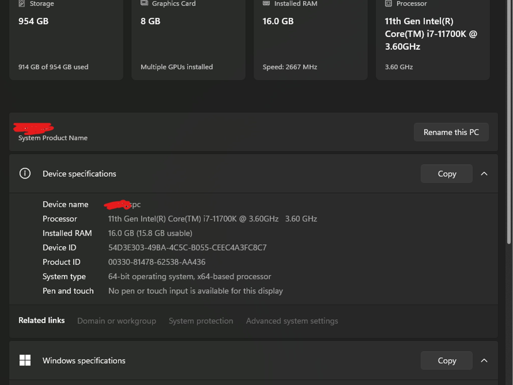 Custom 1080p High Performance Gaming PC (Arc A750 with i7-11700k & 16gb RAM)