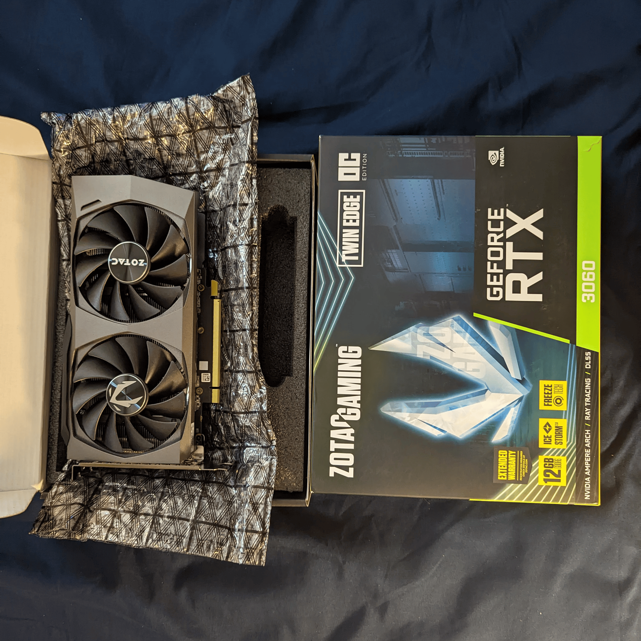 Used Zotac Twin Edge OC RTX 3060 12GB
