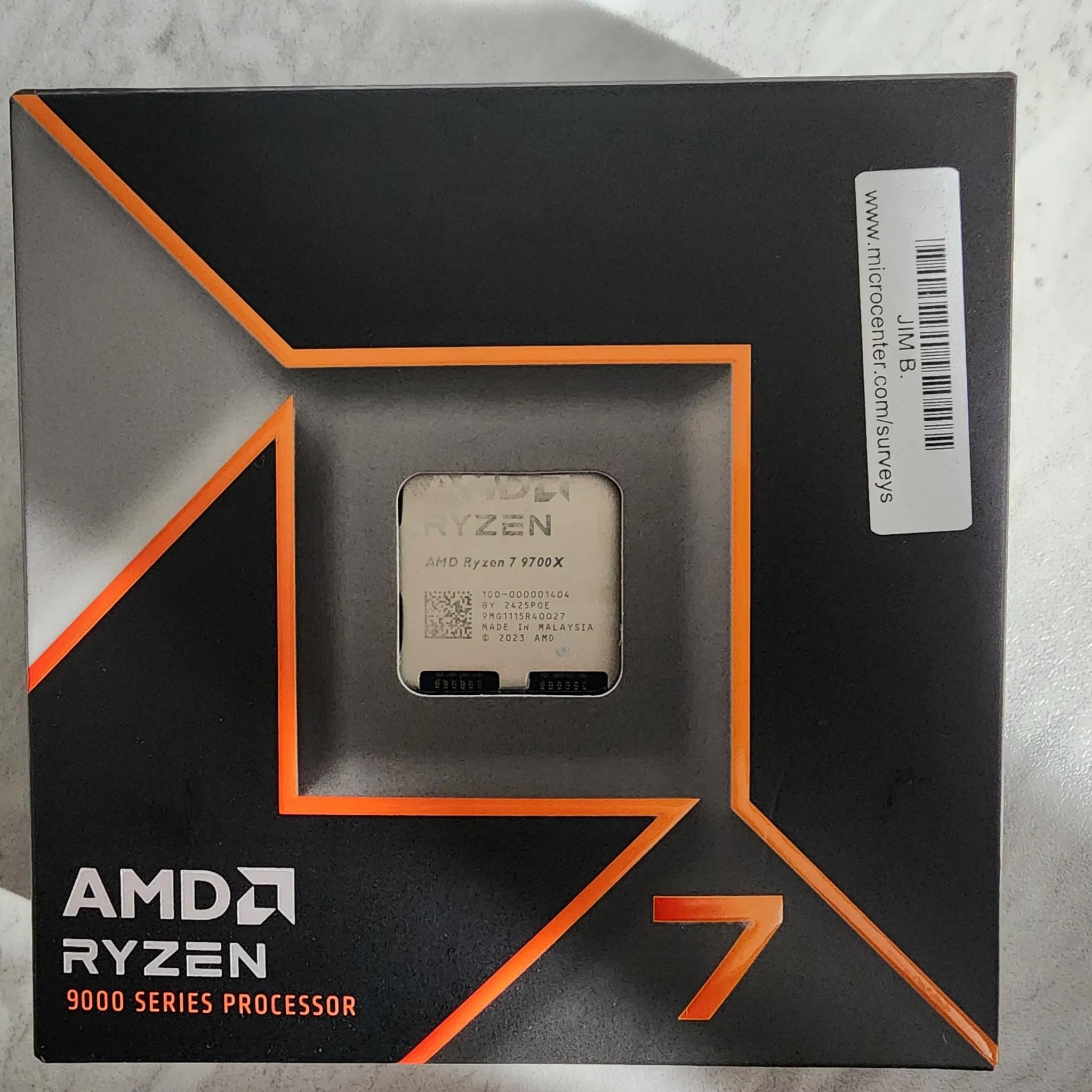 Ryzen 7 9700x New Open box