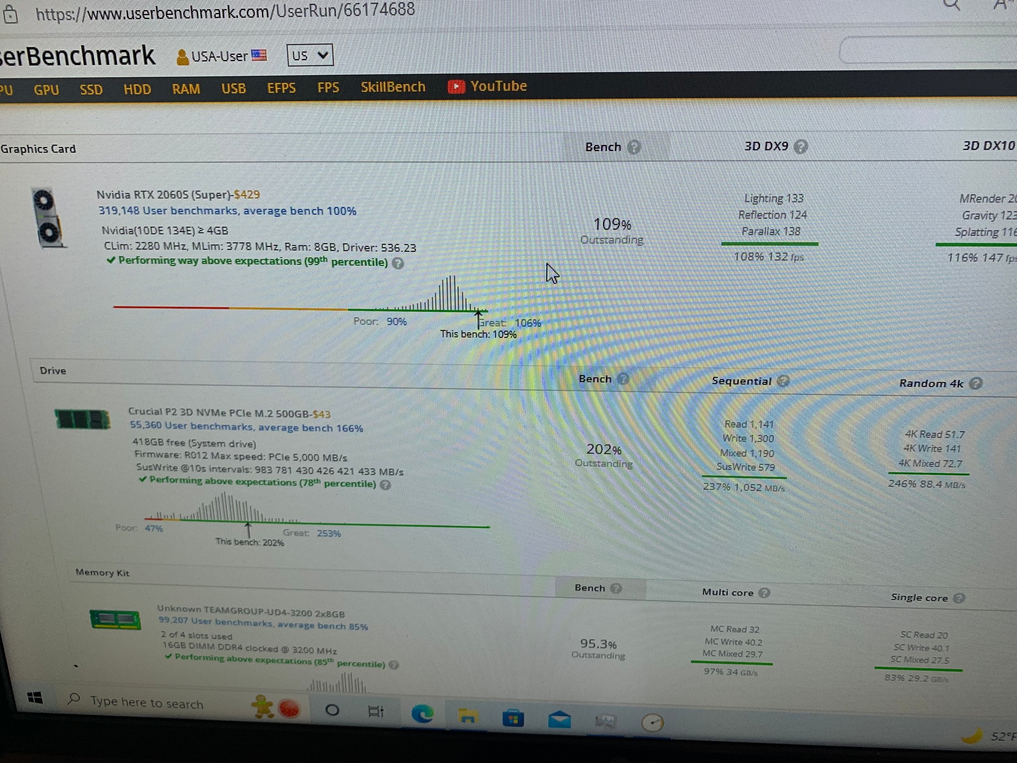 RTX 2060 SUPER 4K VR GAMING/EDITING/STREAMING PC i3-8350K 5Ghz 16GB RAM 500GB SSD WINDOWS WHITE RGB