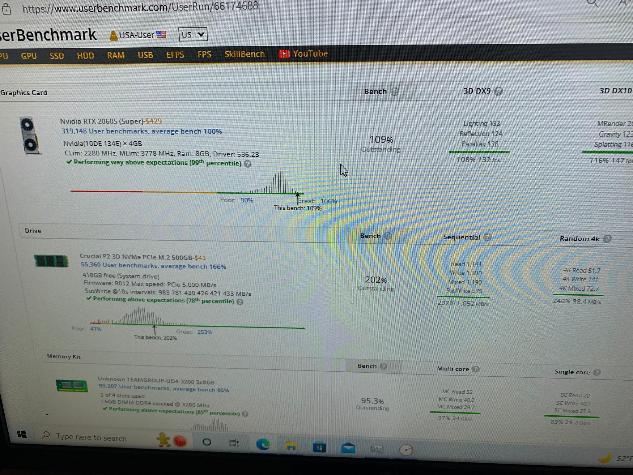 RTX 2060 SUPER 4K VR GAMING/EDITING/STREAMING PC i3-8350K 5Ghz 16GB RAM 500GB SSD WINDOWS WHITE RGB