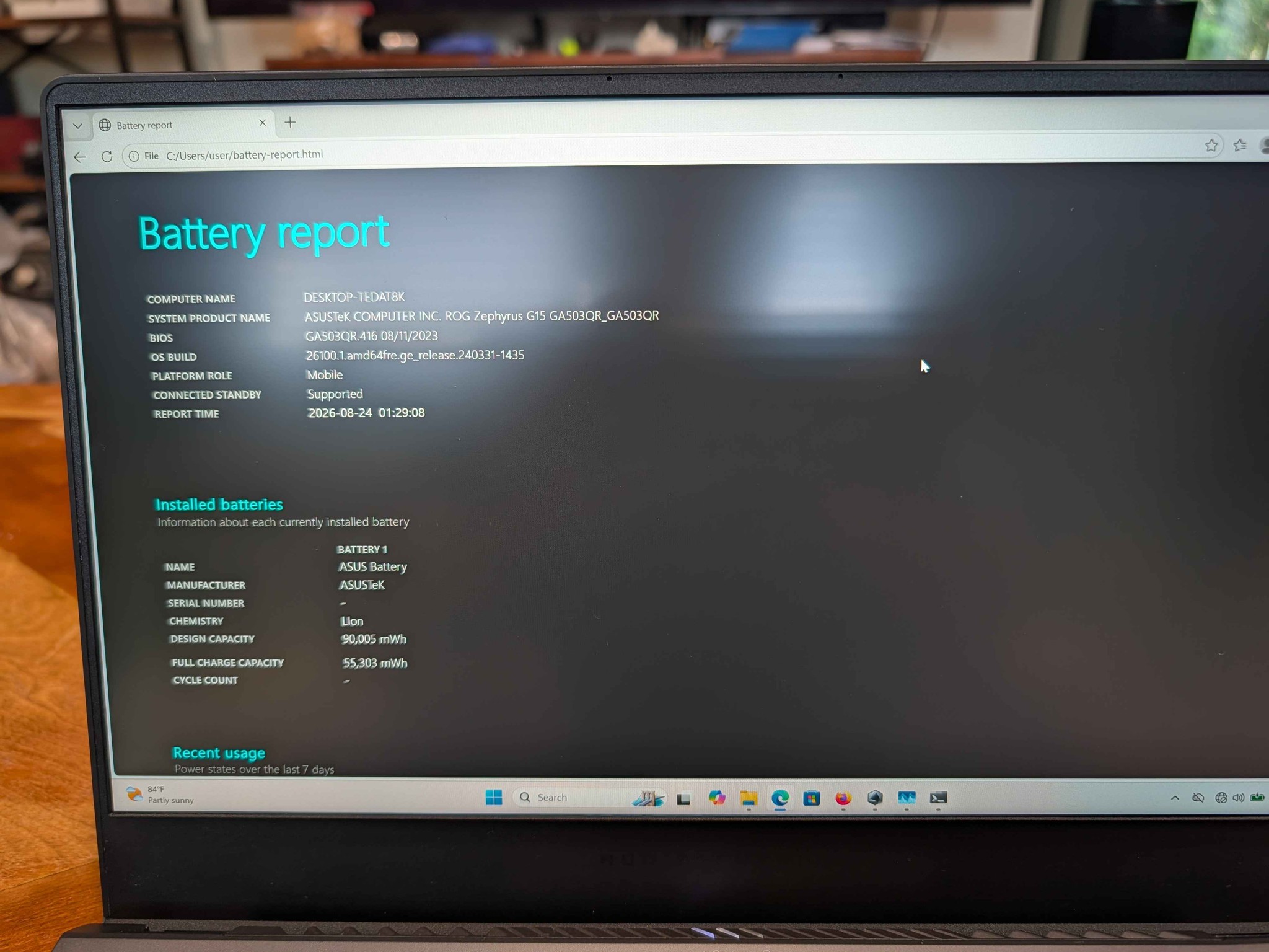 Asus zepherus g15