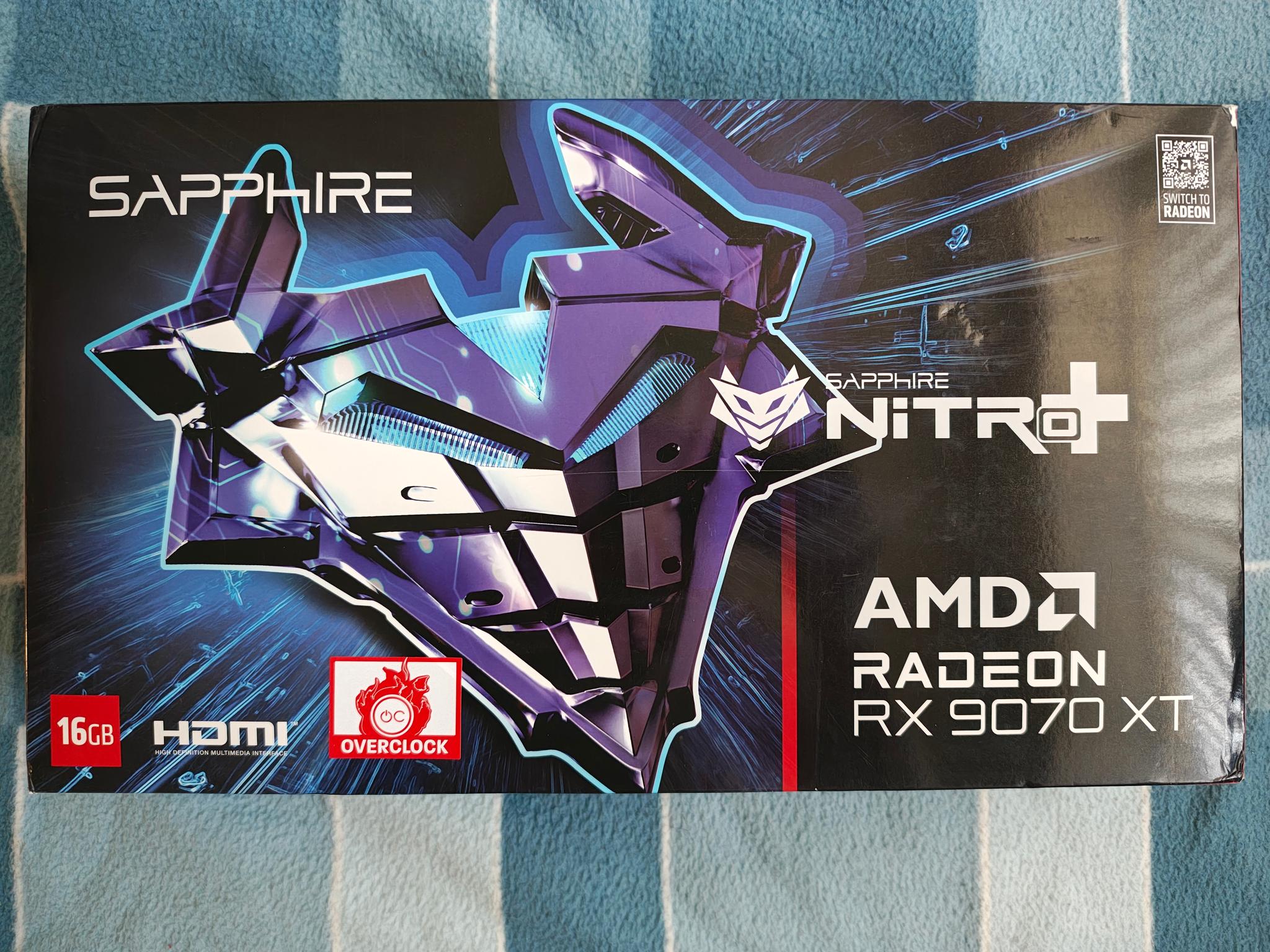 SAPPHIRE NITRO+ Radeon RX 9070 XT