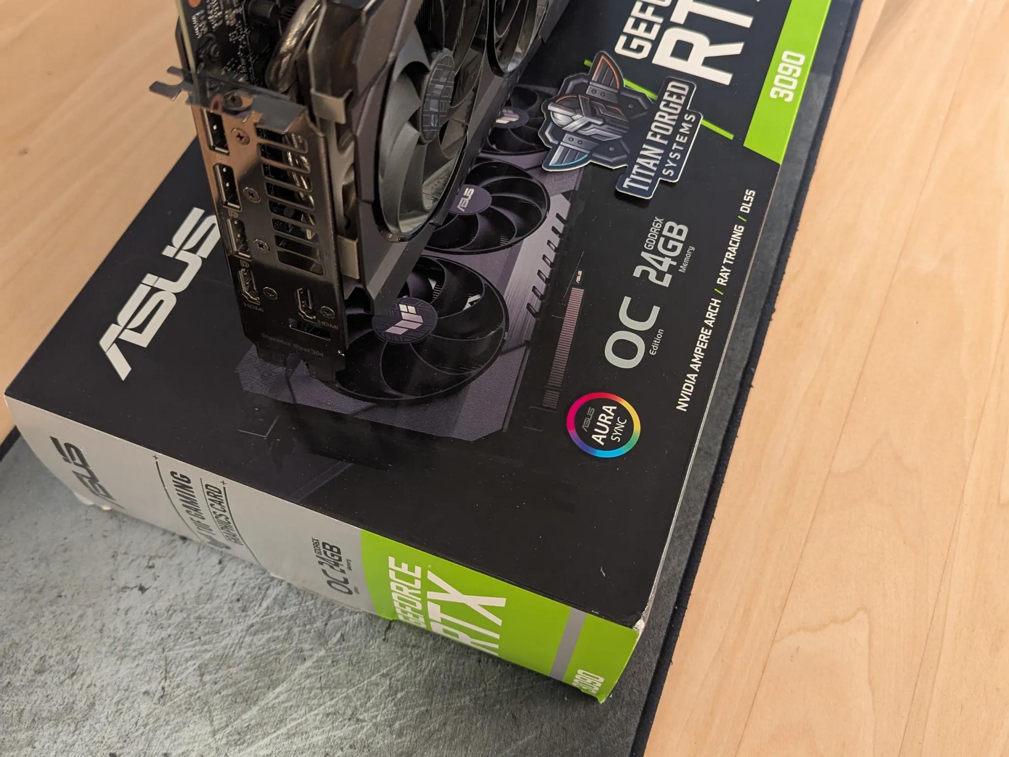 🛡️ ASUS 3090 TUF OC – 24GB GDDR6X | Triple-Fan Cooling | 4K Gaming Powerhouse
