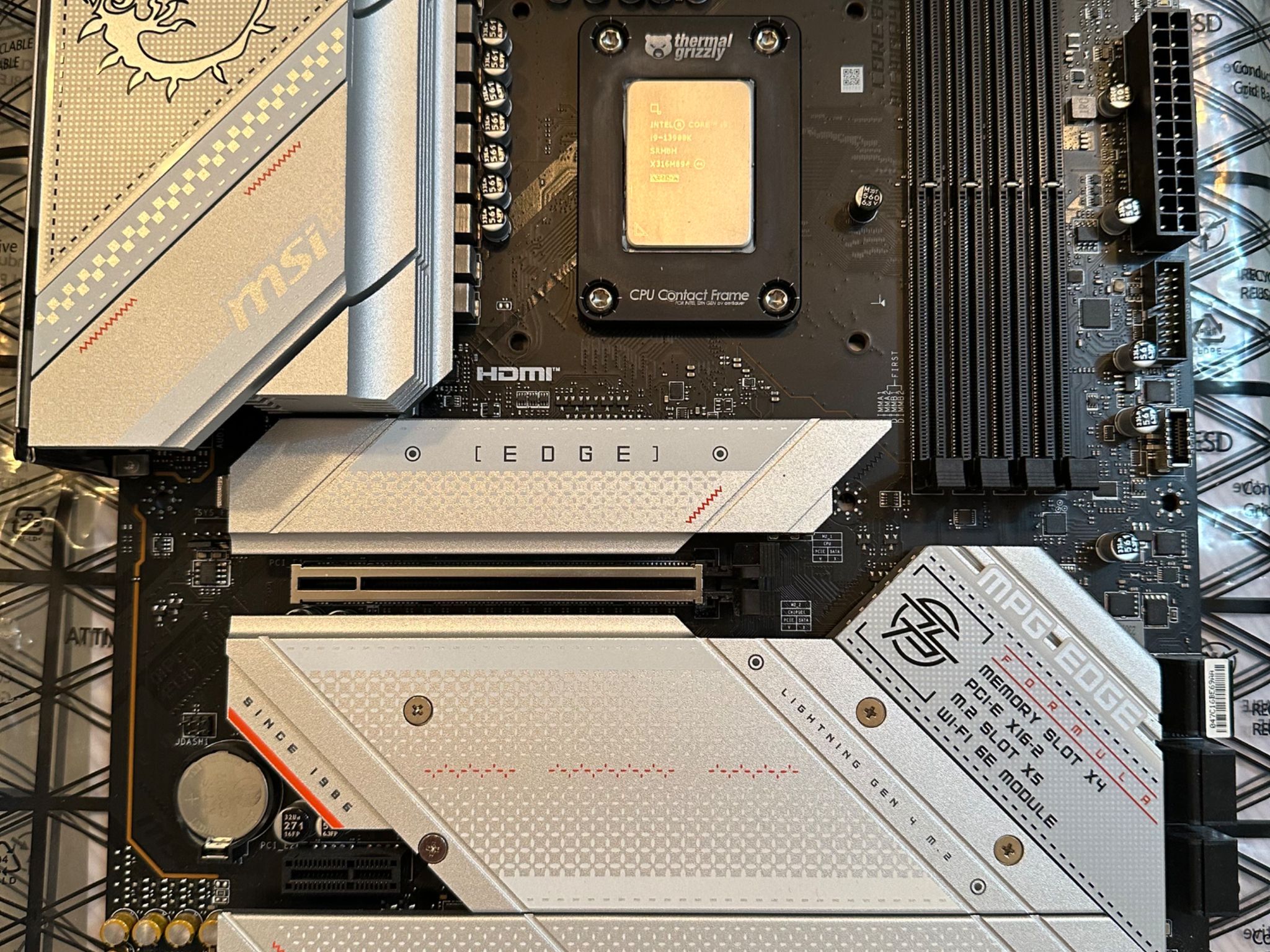 MSI z790 Edge Wifi & Intel i9-13900k