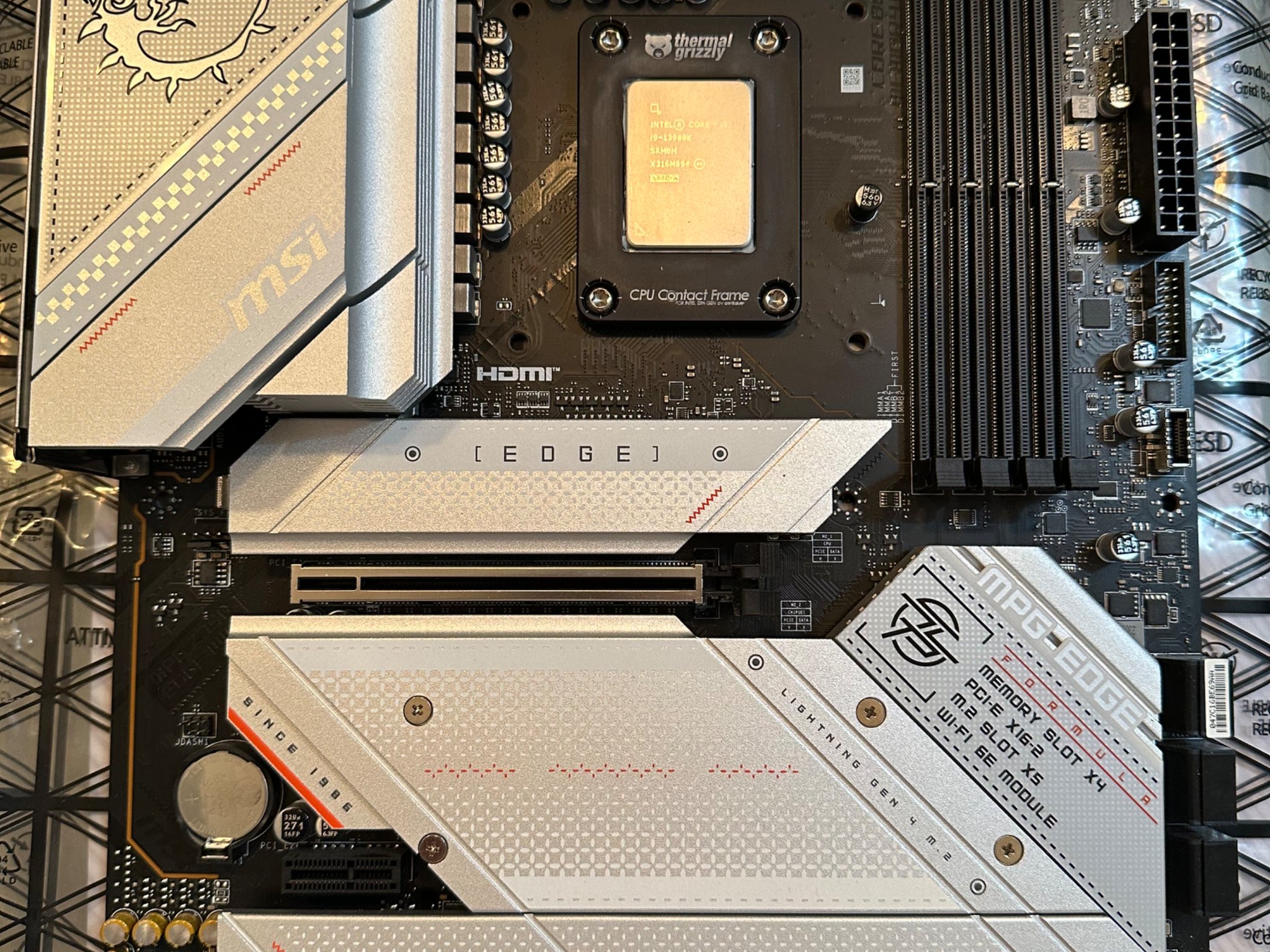 MSI z790 Edge Wifi & Intel i9-13900k