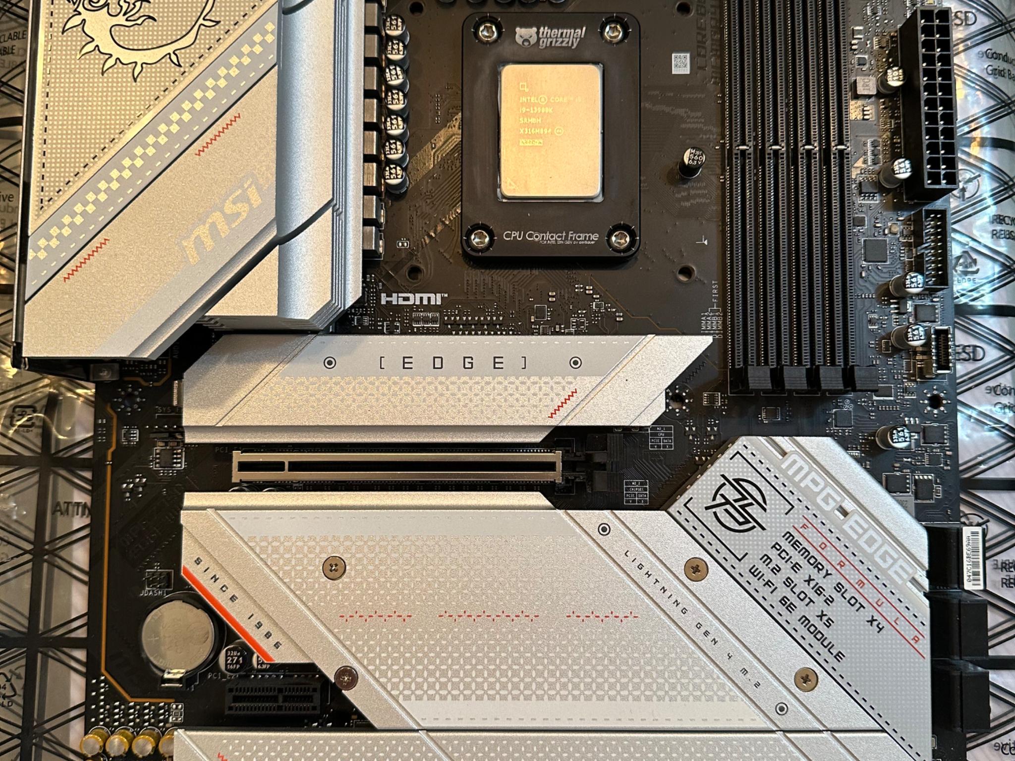 MSI z790 Edge Wifi & Intel i9-13900k