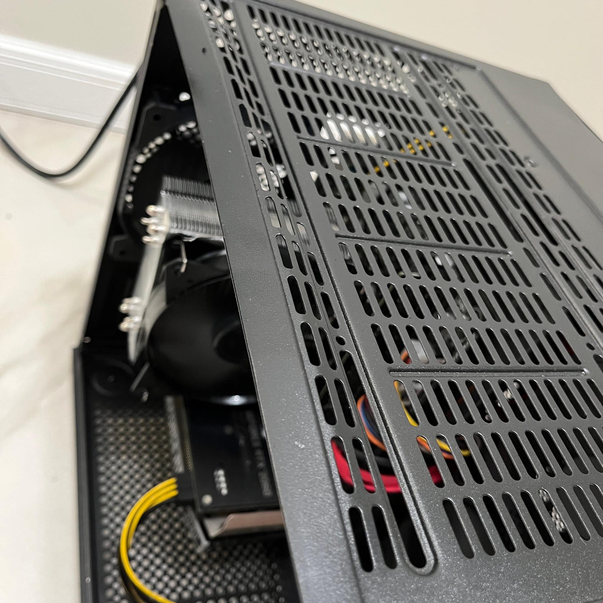 RTX 2060,Intel i5-7500,16GB RAM,870 GB Storage,Gaming PC w/Wi-Fi & BT-Defective Case,See Description