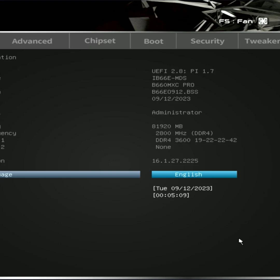 Biostar B660MXC PRO WIFI DDR4 Intel LGA 1700 ATX Motherboard