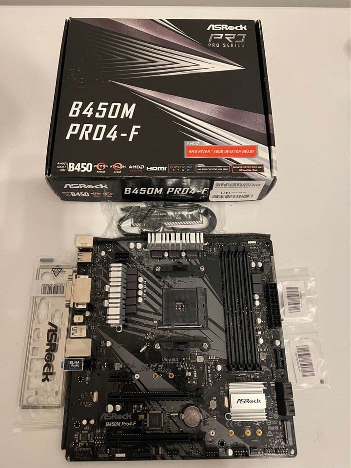 ASRock B450M PRO4-F AM4
