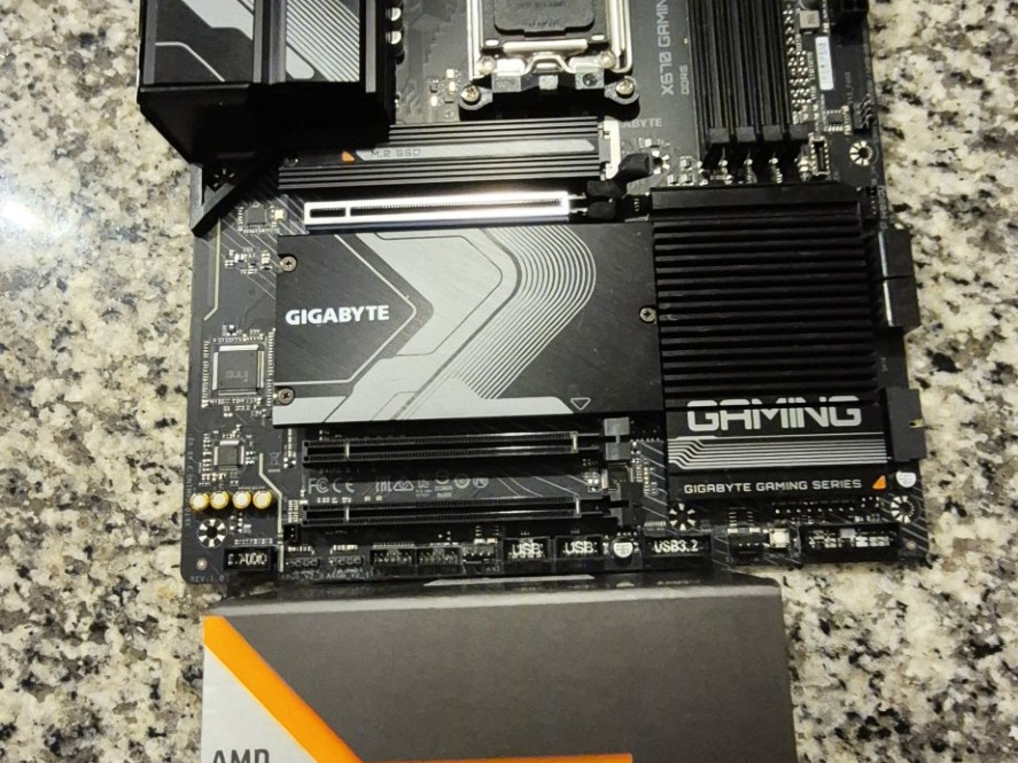 Bundle Gigabyte X670 Gaming X AX V2 AM5 MOBO, Ryzen 7800X3D CPU, 64GB G.Skill Trident Z5 NEO RGB RAM