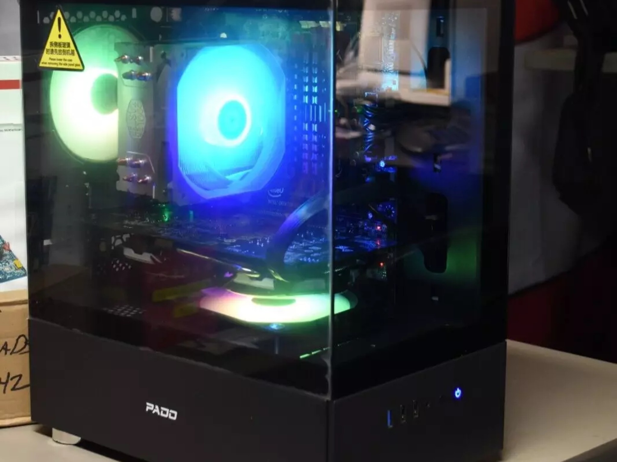 GAMING PC INTEL i7 3770 rx580 8 gb 24gb ram 500 WT PSU BUILT IN WIFI & BLUETOOH 512gbm.2 500gb HHd