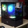GAMING PC INTEL i7 3770 rx580 8 gb 24gb ram 500 WT PSU BUILT IN WIFI & BLUETOOH 512gbm.2 500gb HHd