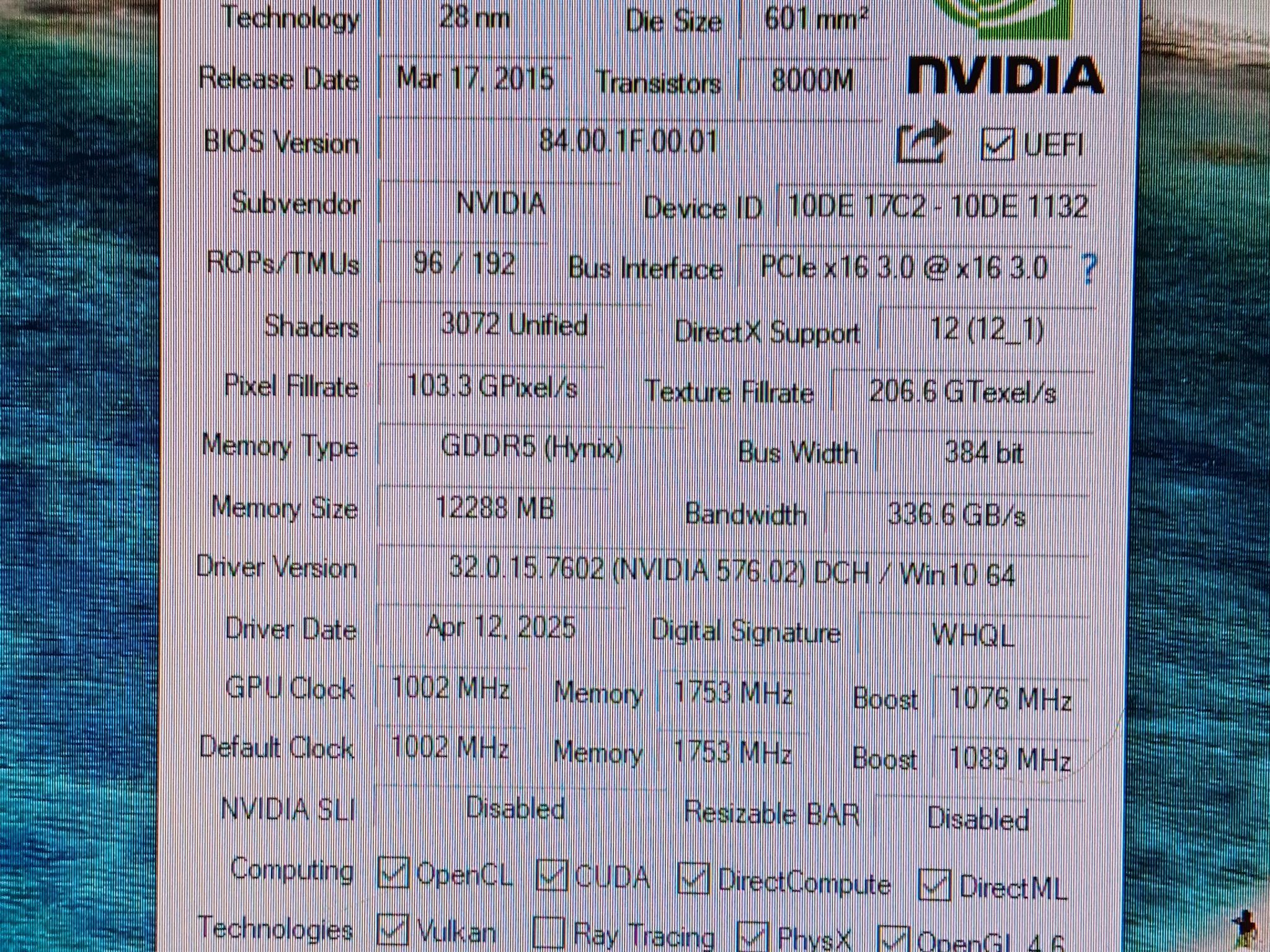NVIDIA GeForce GTX Titan X