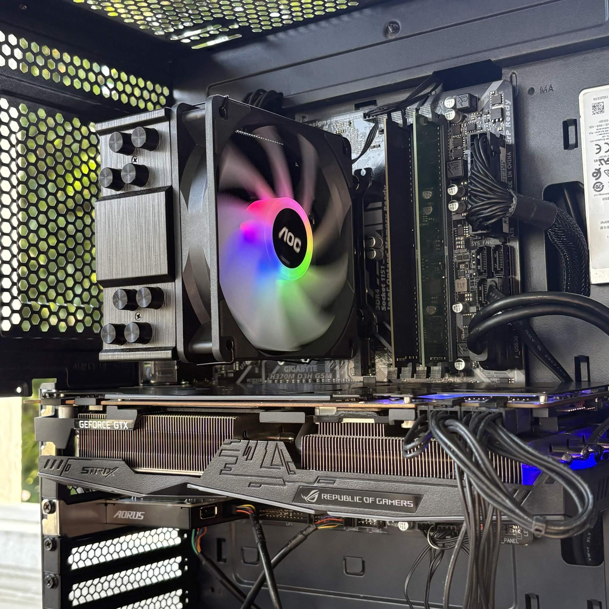 Black Cat Customs Shadowclaw Gaming PC — GTX 1080 Ti 11GB / i5 / 16GB RAM