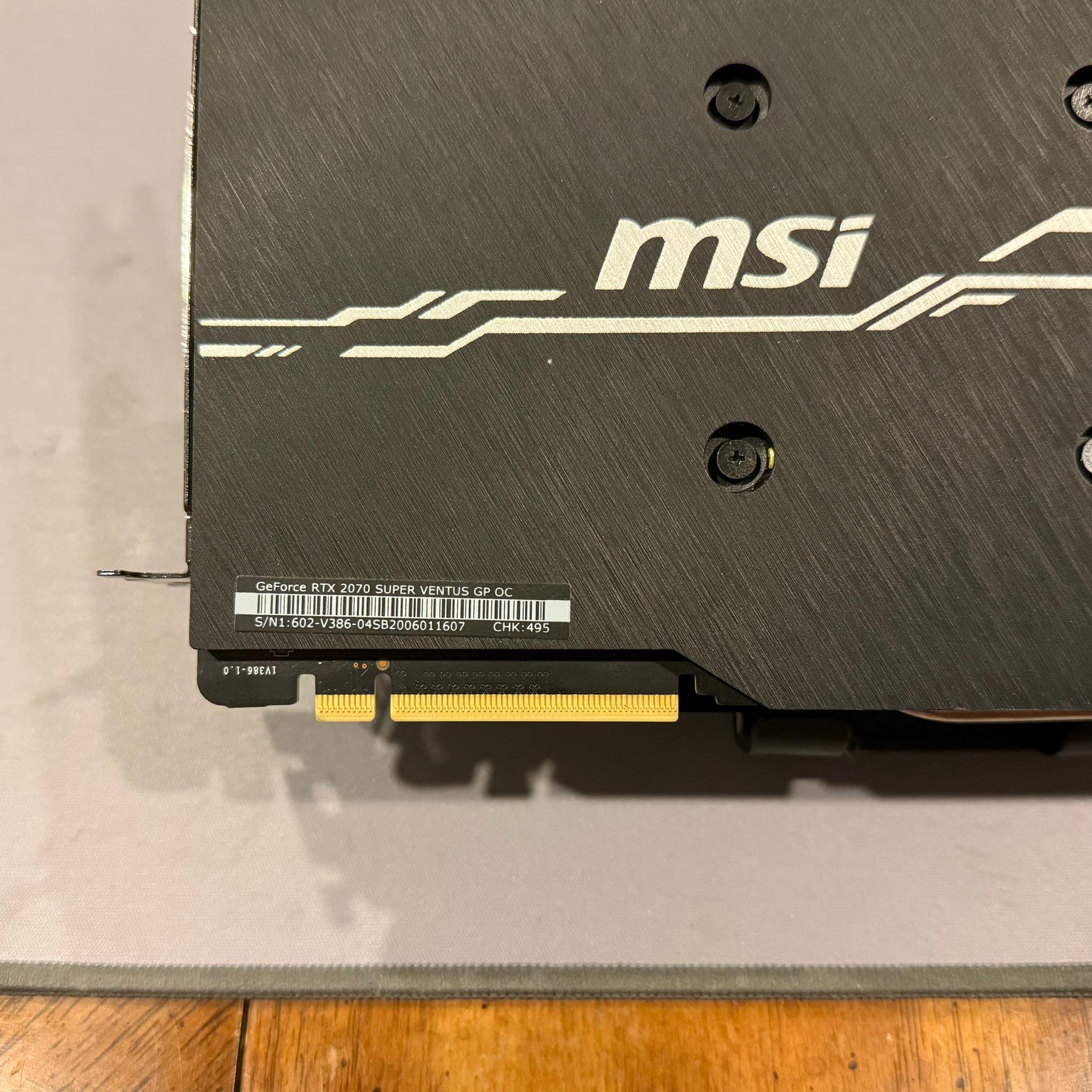 Tested MSI GeForce RTX 2070 Super Ventus GP OC 8GB