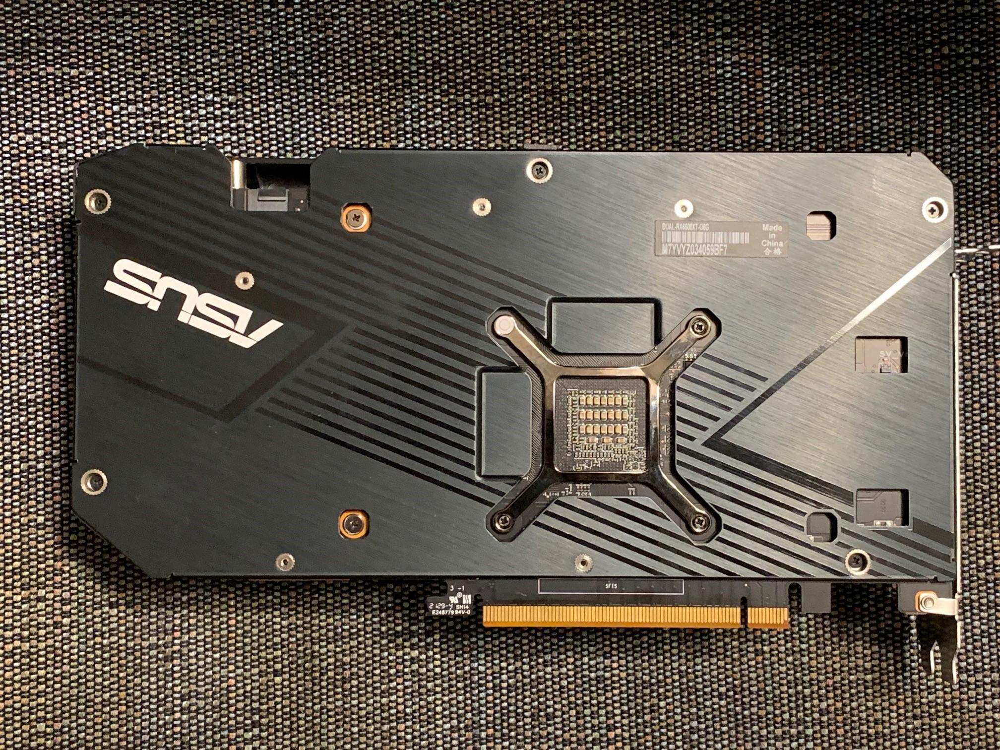 ASUS Dual Radeon RX 6600 XT OC 8GB GDDR6 Graphics Card, Pre-Owned