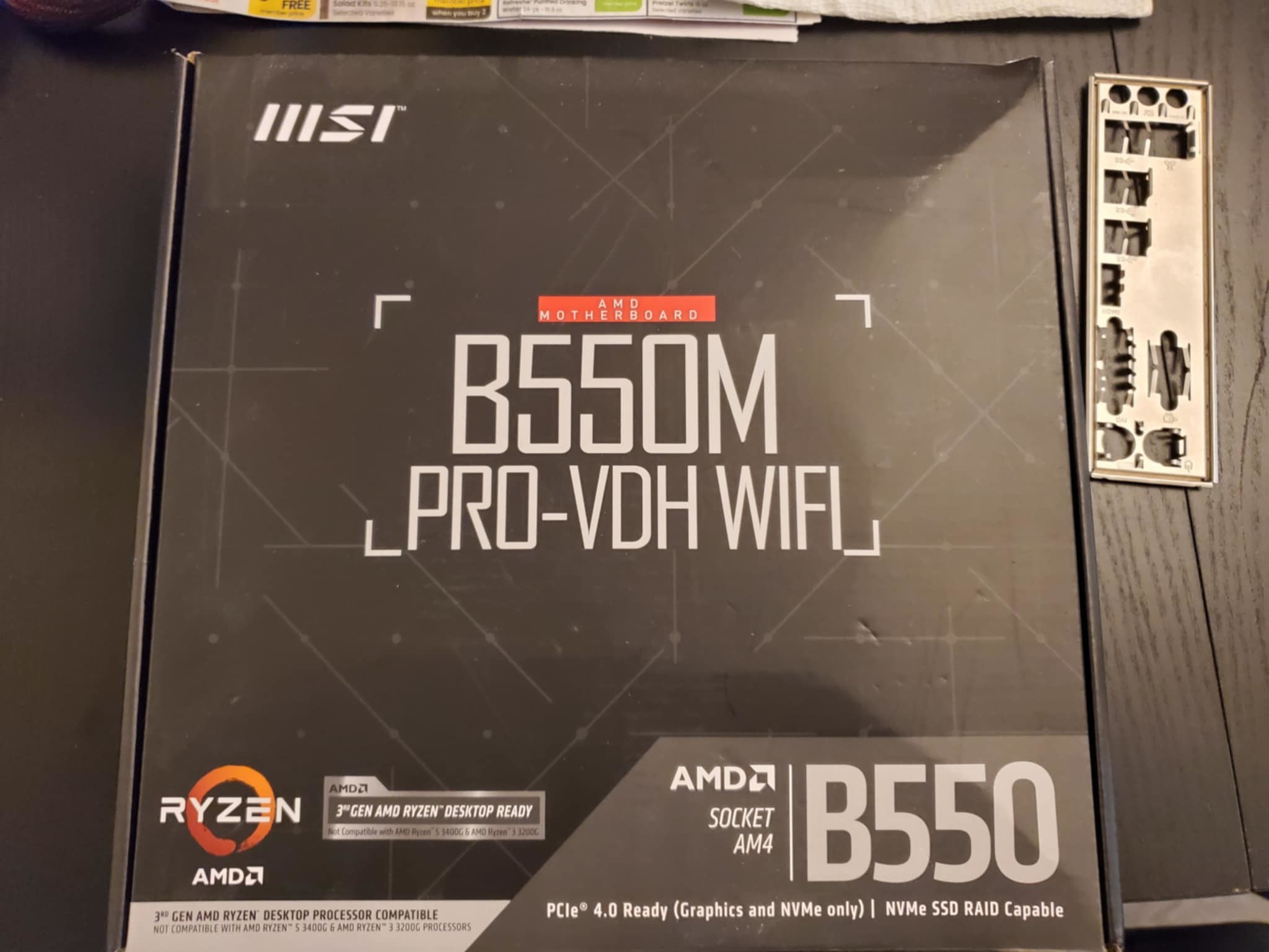Asus Prime B450M-A with AMD Ryzen 3 2200 G and 8gb of Viper 3000MHz DDR4 Ram