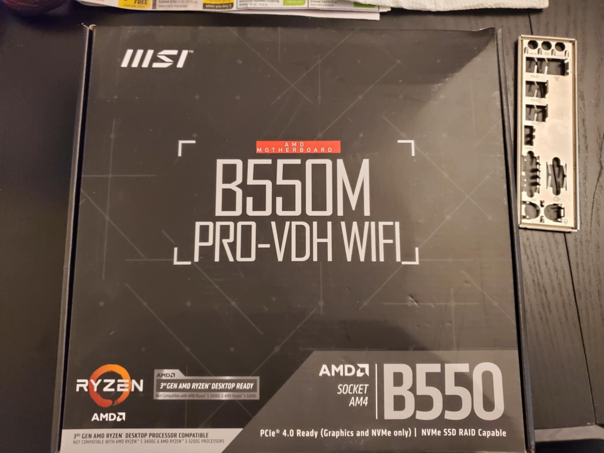 Asus Prime B450M-A with AMD Ryzen 3 2200 G and 8gb of Viper 3000MHz DDR4 Ram
