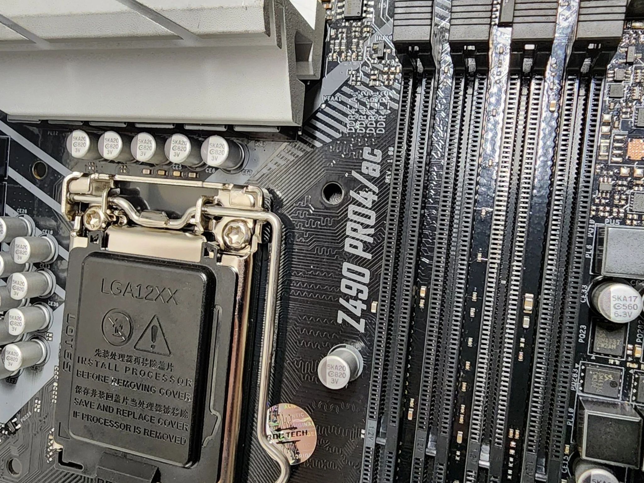 UPDATED BIOS ASRock Z490 Pro4/AC WIFI DDR4 LGA1200 ATX MOTHERBOARD