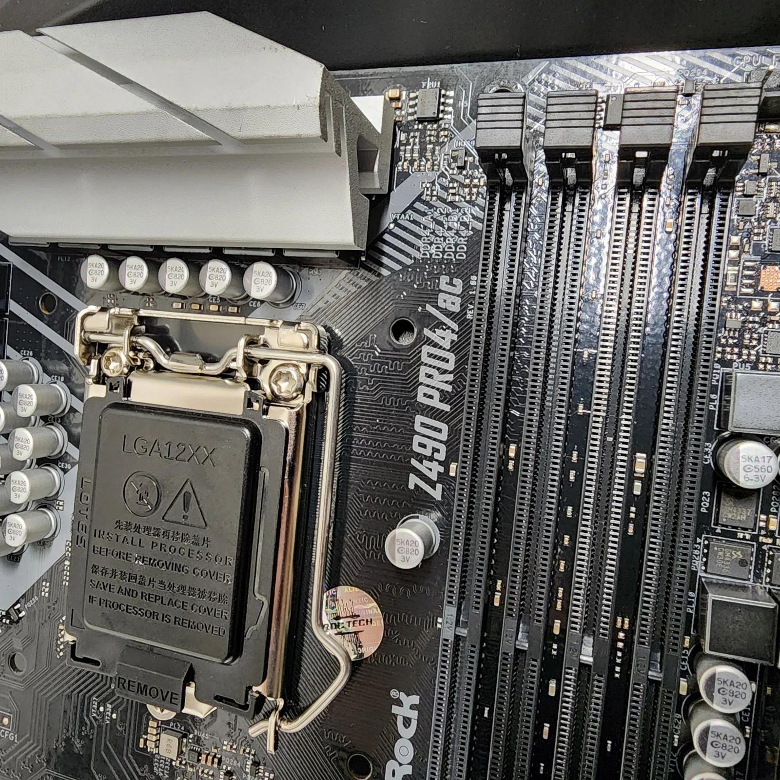 UPDATED BIOS ASRock Z490 Pro4/AC WIFI DDR4 LGA1200 ATX MOTHERBOARD