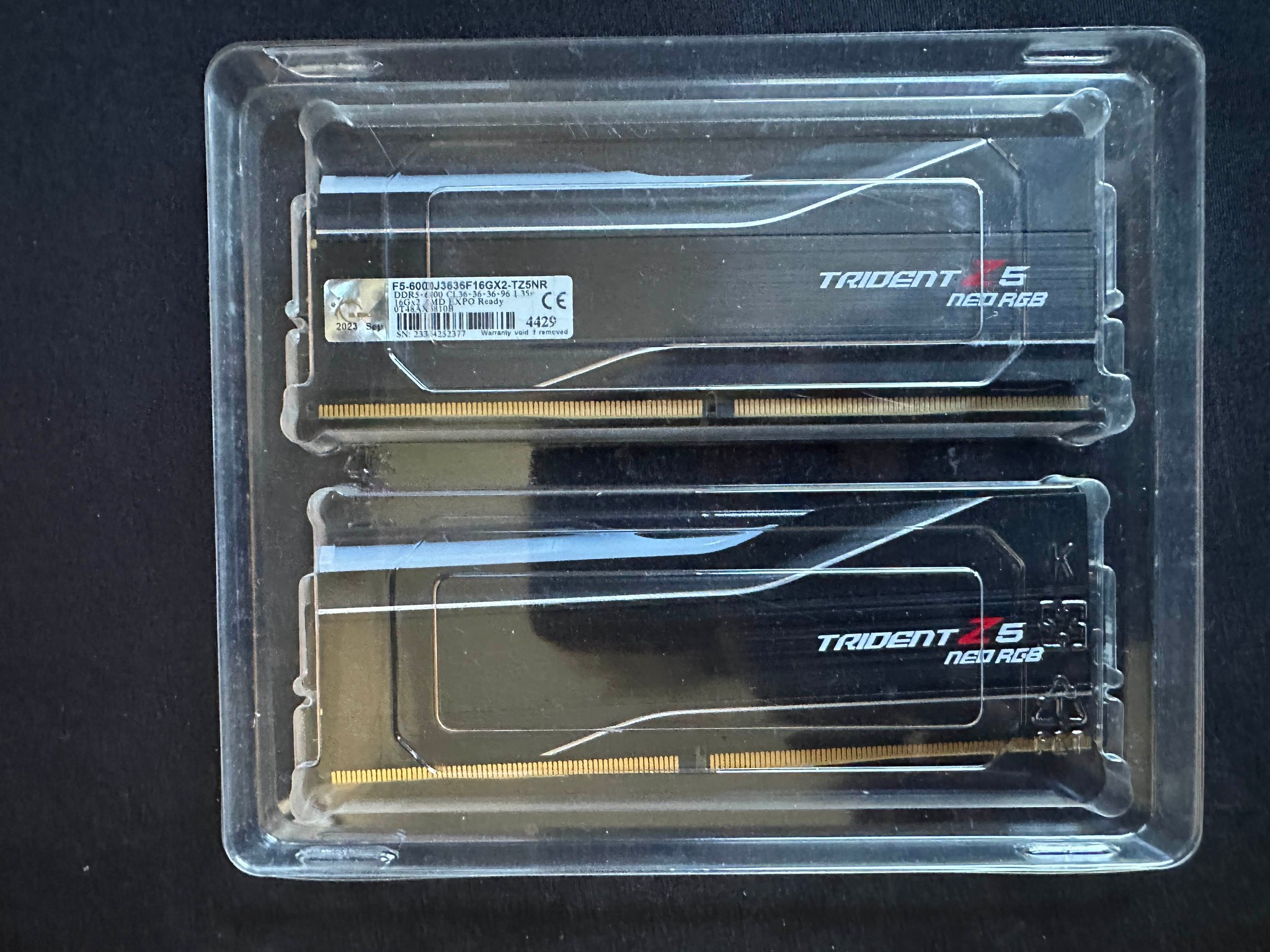 G.Skill Trident Z5 Neo RGB 32GB RAM DDR5 6000MHz