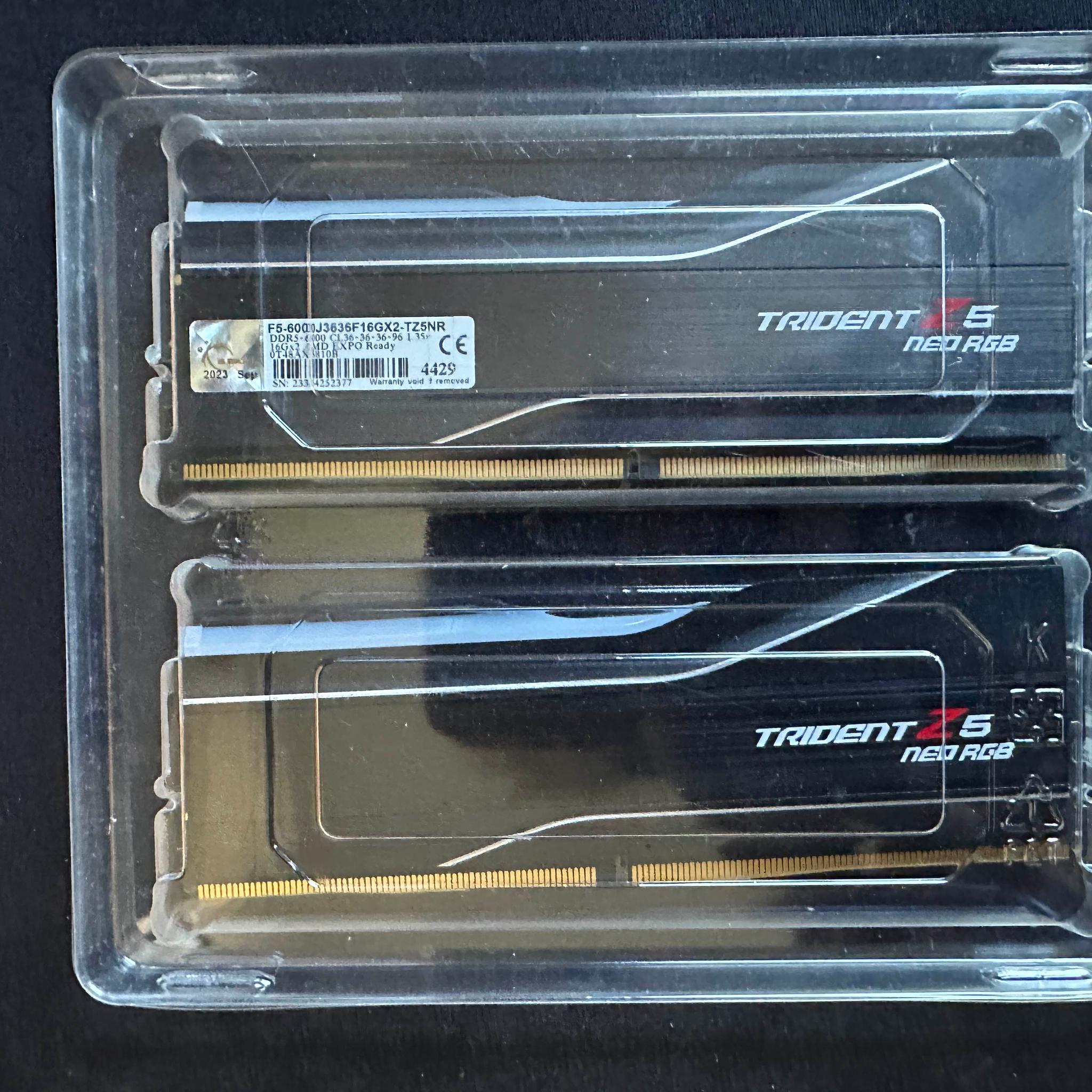 G.Skill Trident Z5 Neo RGB 32GB RAM DDR5 6000MHz