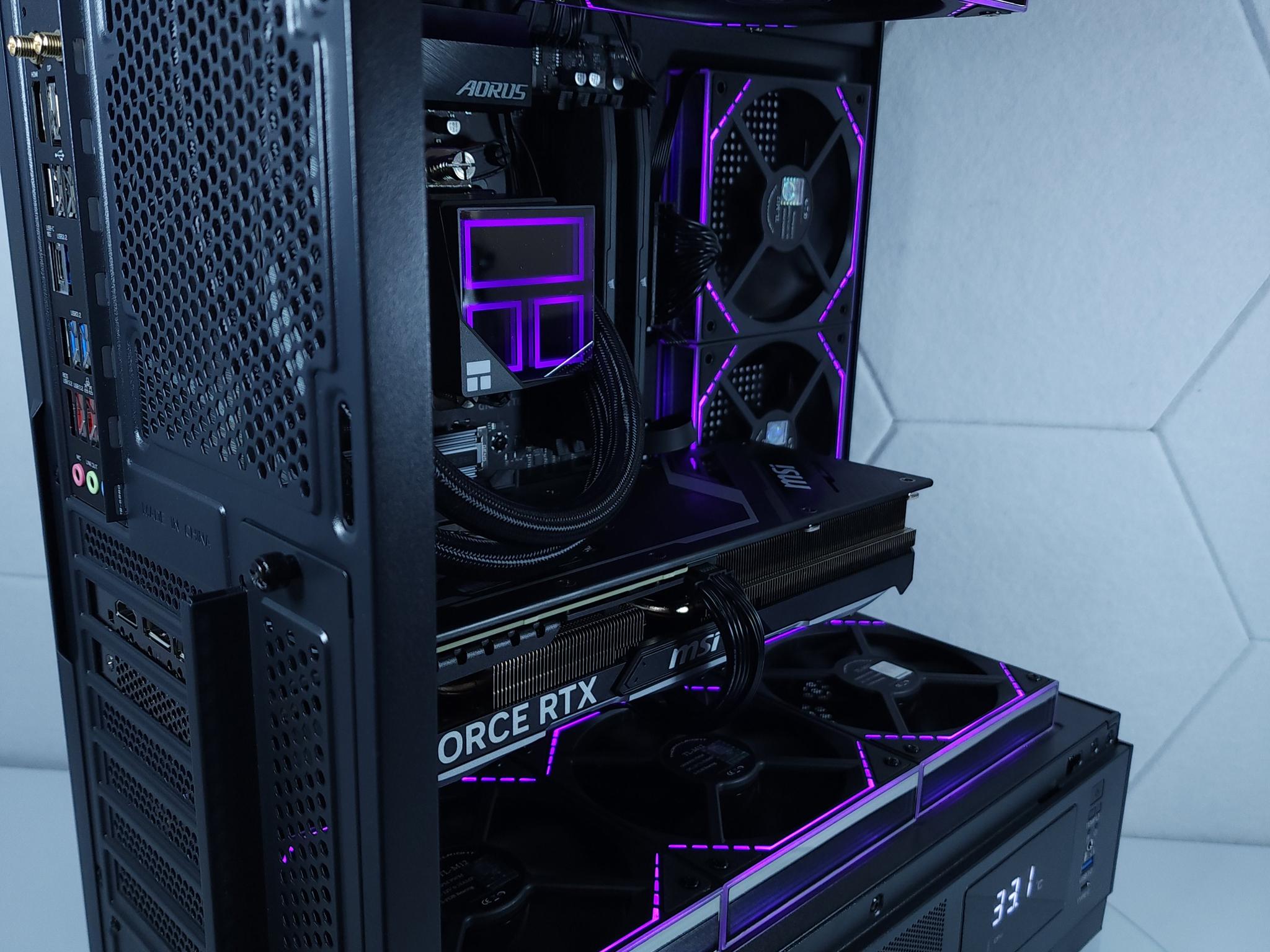 💜RTX 4070Ti●Ryzen 7 7700●1440p Gaming Computer