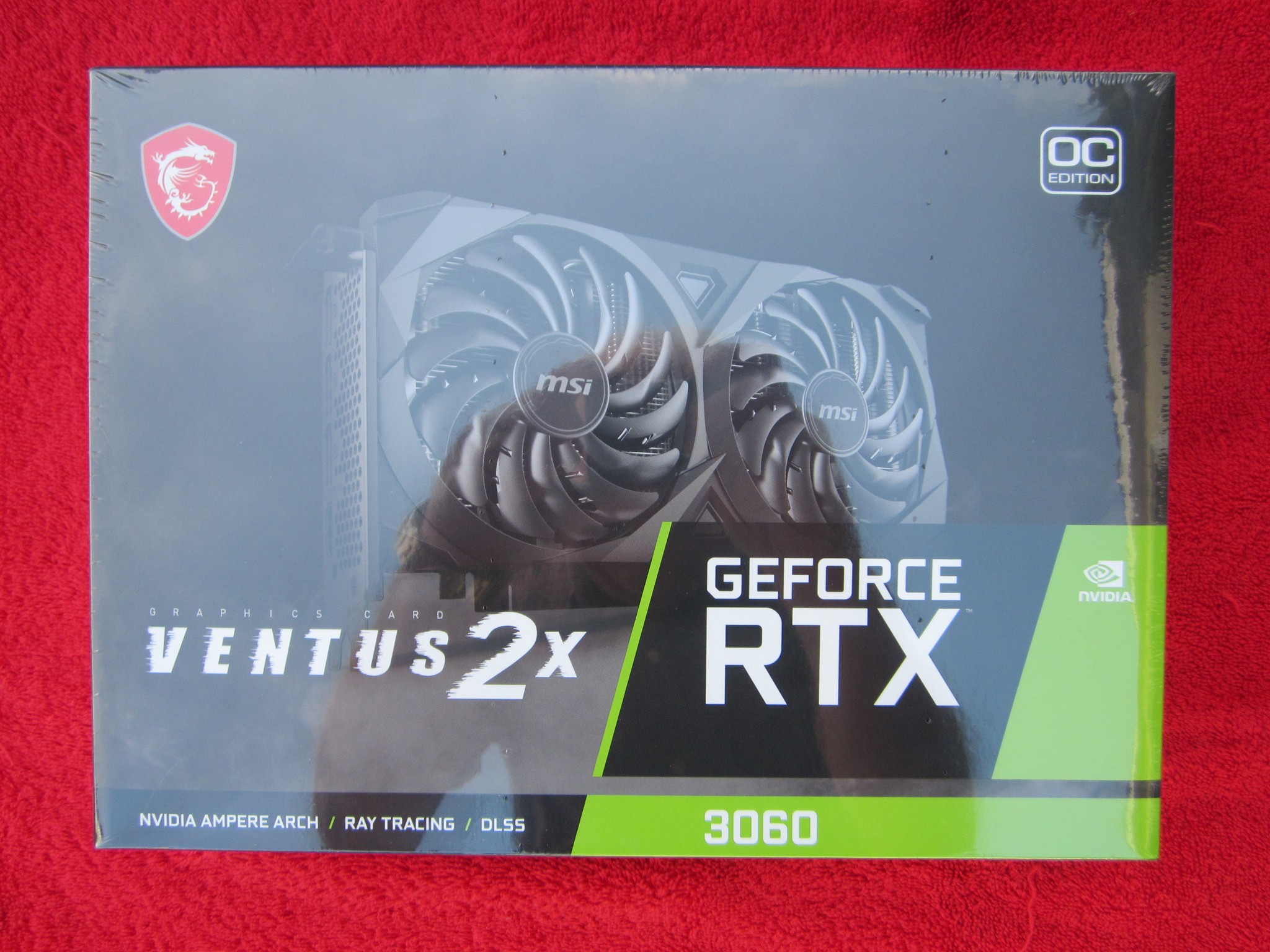 NEW! MSI NVIDIA RTX 3060 12GB Ventus 2X OC PCIe 4.0 Video Card