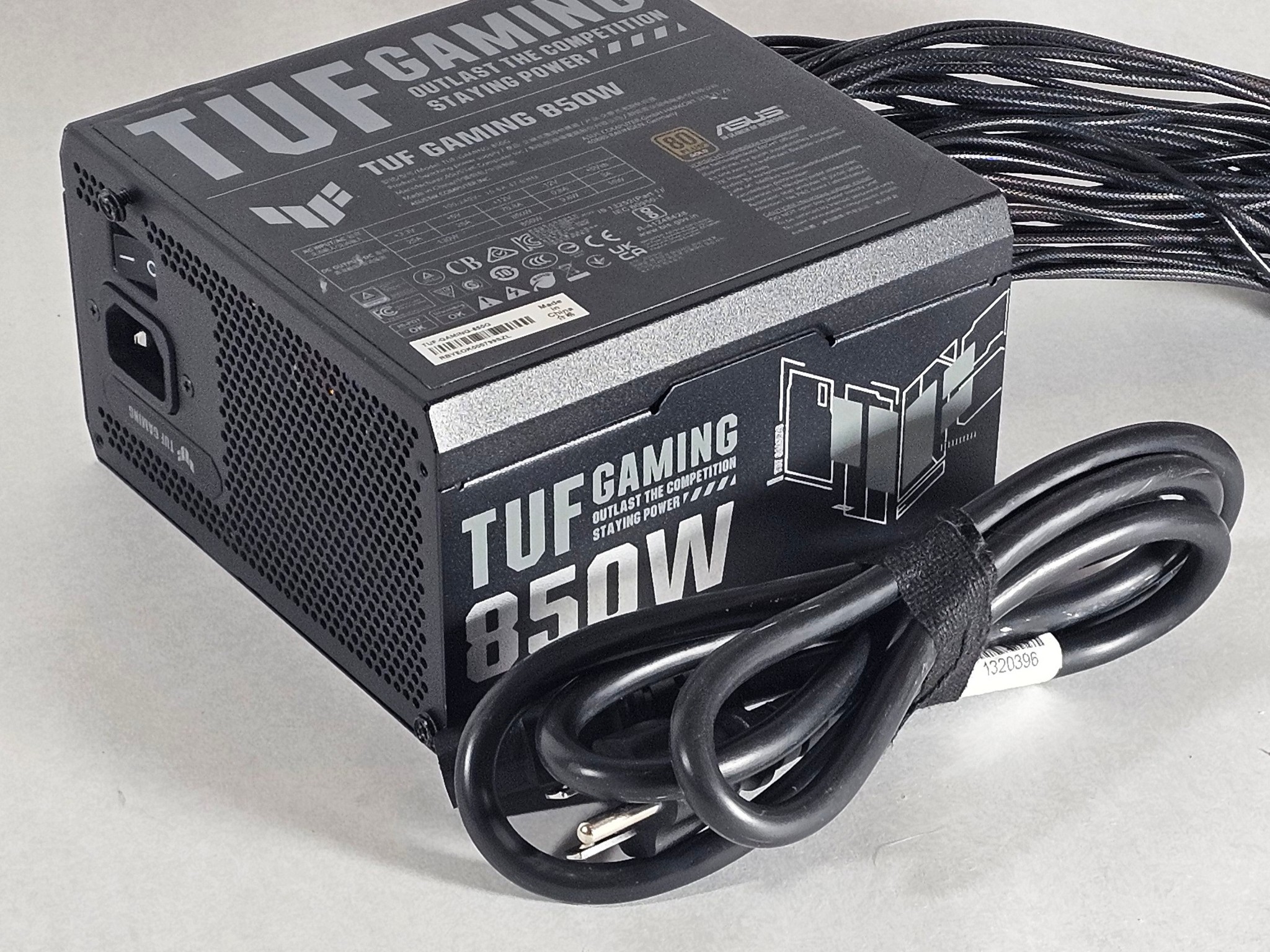 850 Watt PSU ASUS TUF Gaming 850W Gold ATX Power Supply