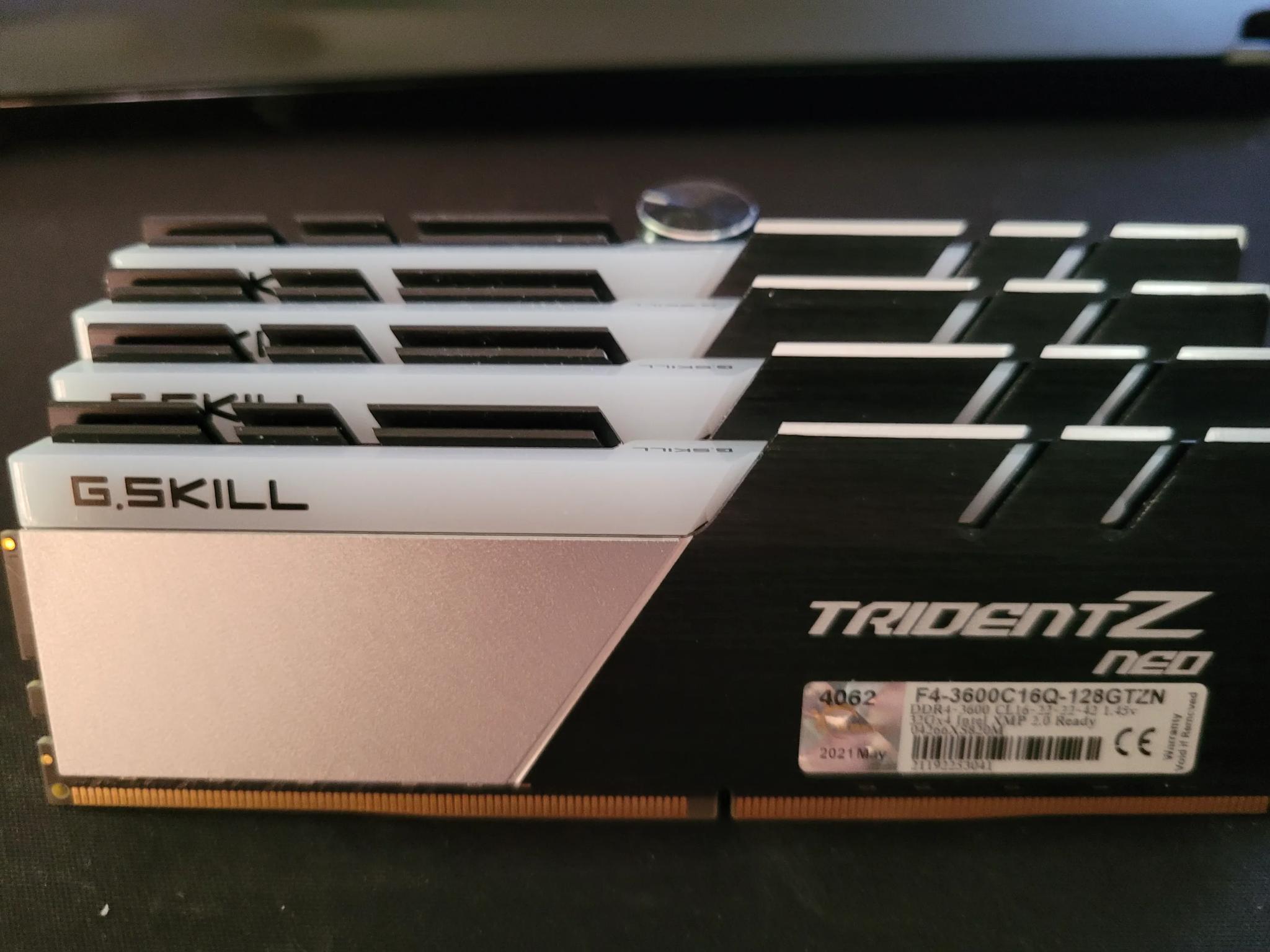 128gb DDR4 G.Skill RGB Ram 4x32 Matched Set (Final Price Drop)