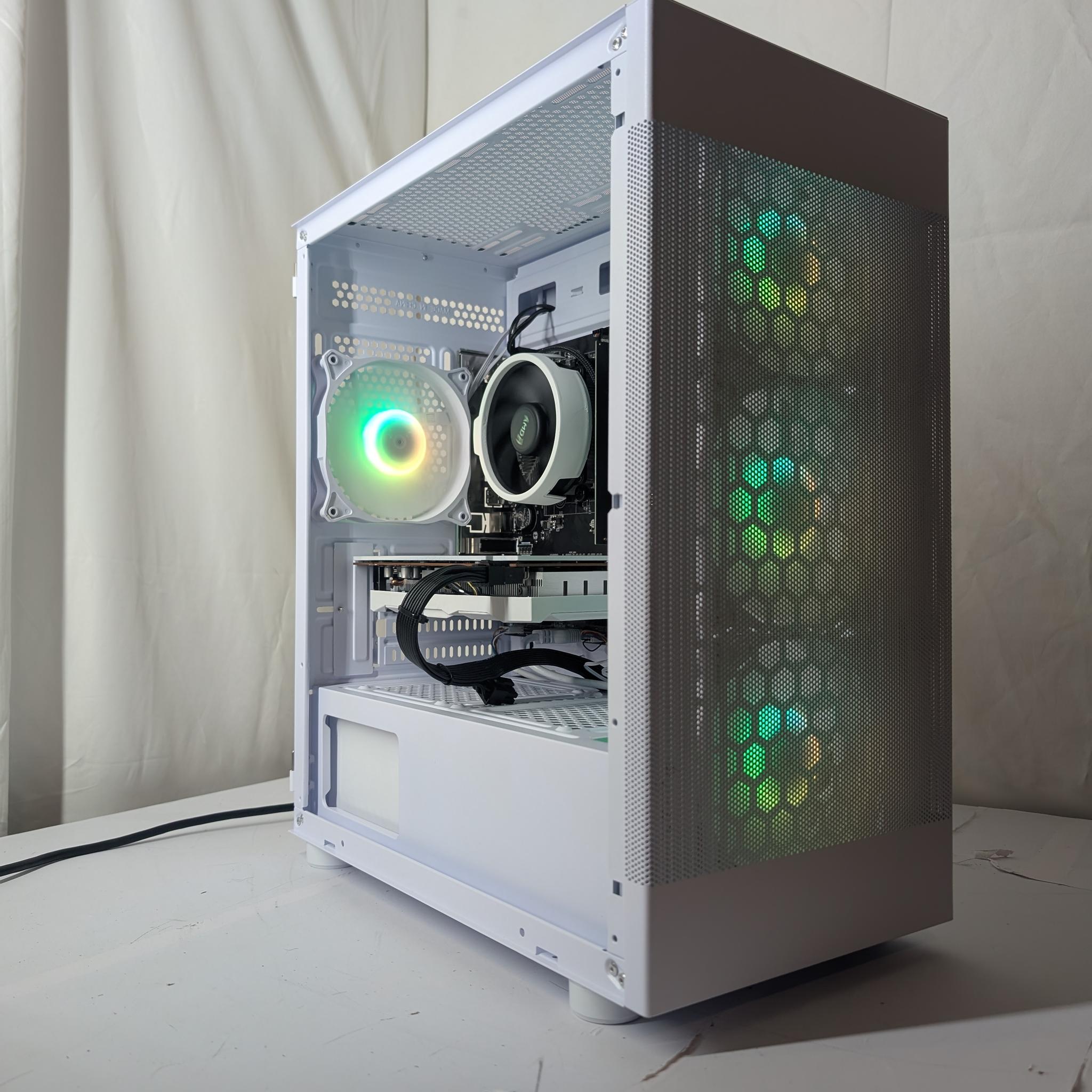 RX 6600XT | RYZEN 5 2600 | 500GB NVME | 16GB ddr4 | ALL WHITE