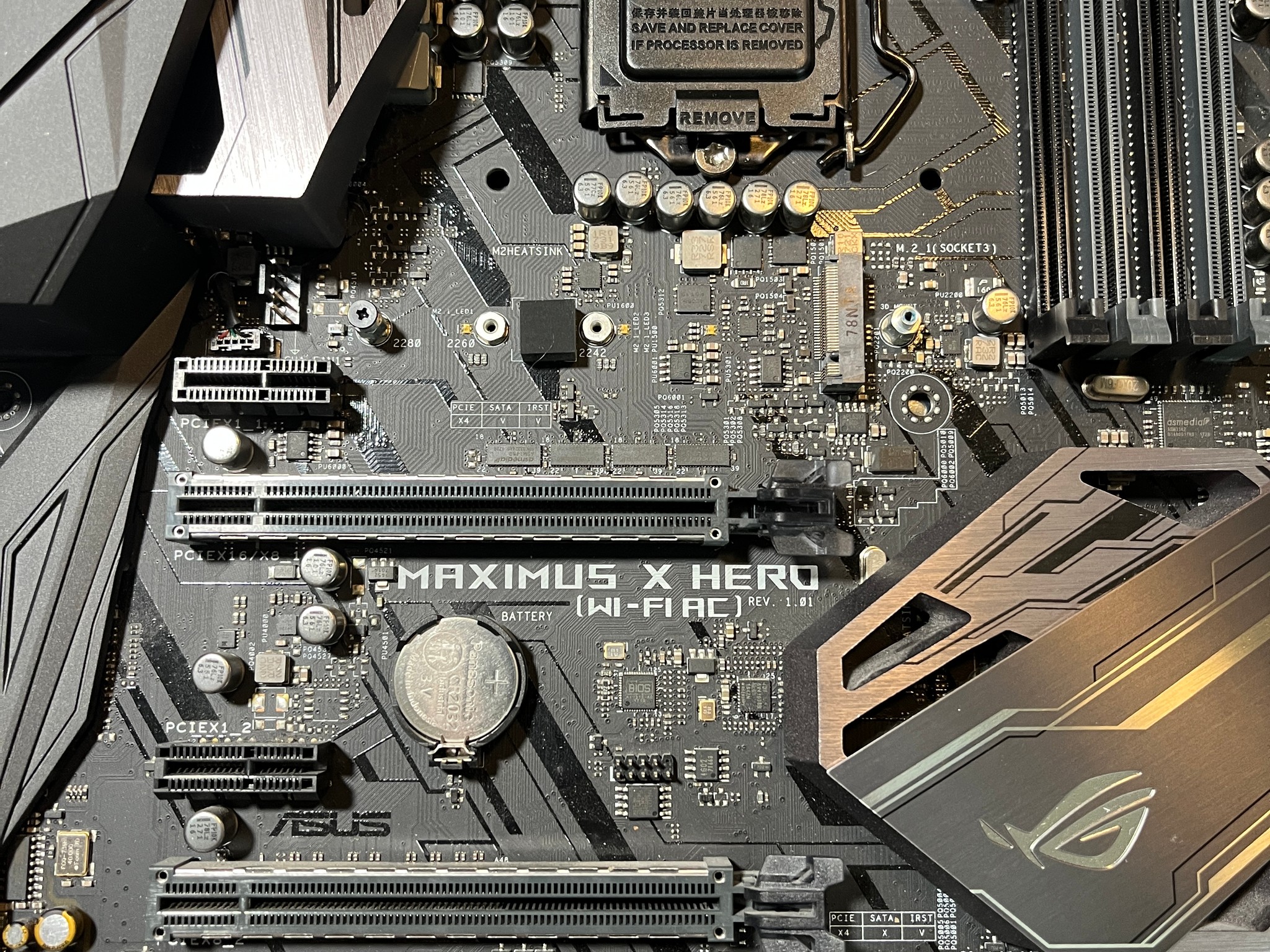 Asus ROG Maximus X Hero Wi-Fi AC LGA 1151 ATX Intel Z370 DDR4 Motherboard