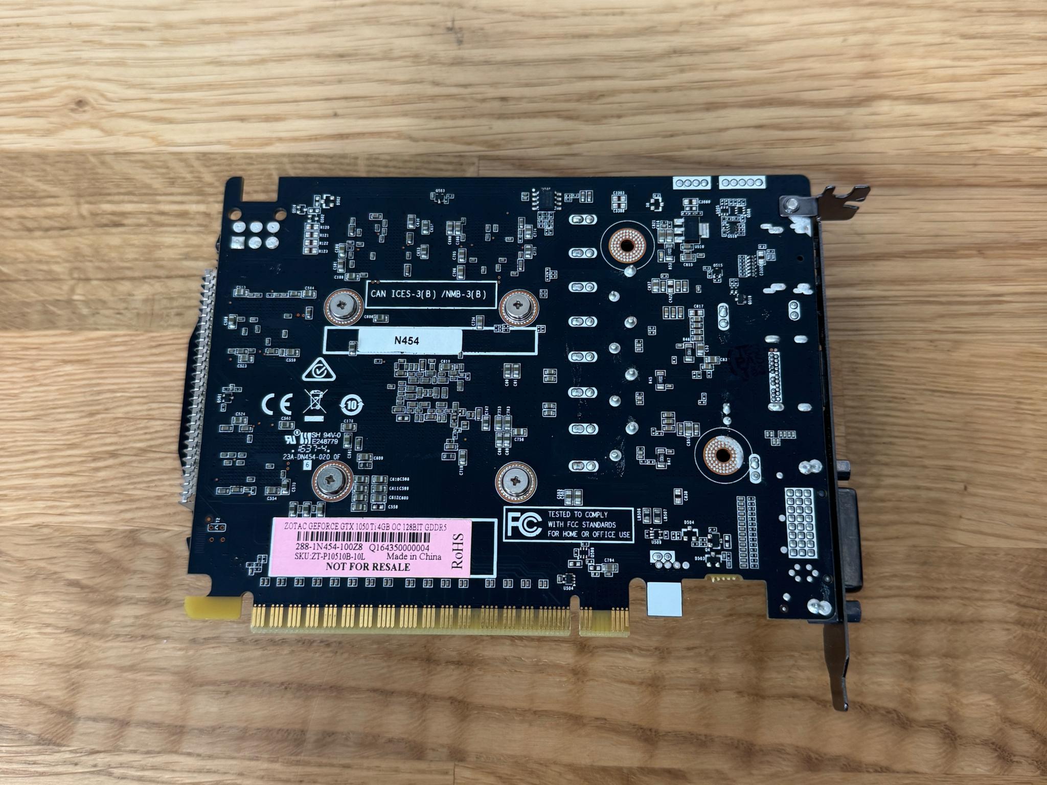 ZOTAC GeForce GTX 1050 TI (4GB GDDR5) OC Edition Graphics Card ZT-P10510B-10L