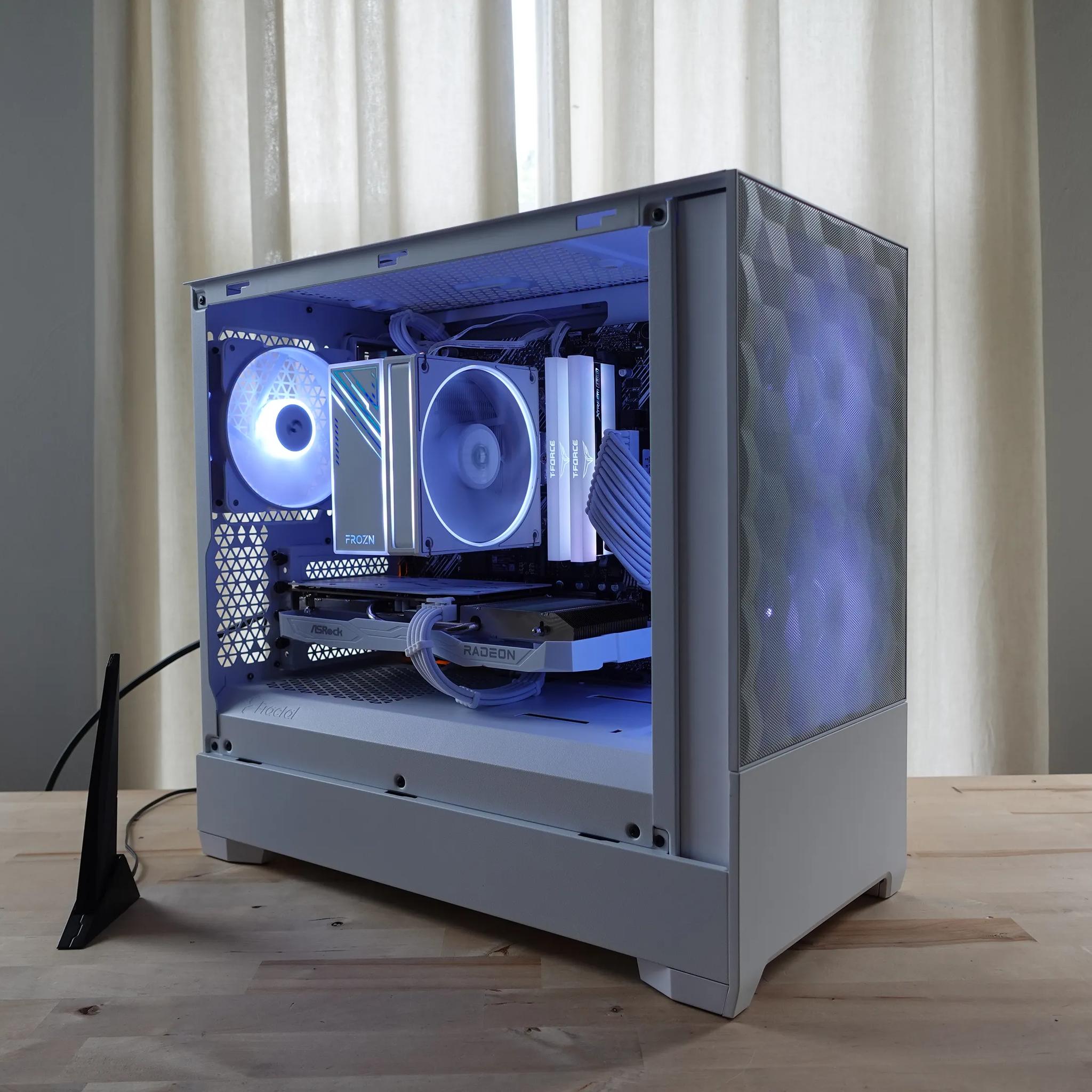 Entry-Level Midrange Gaming PC with AMD Ryzen 5 5600 Radeon RX 6600 1 TB NVMe Windows 11 Home