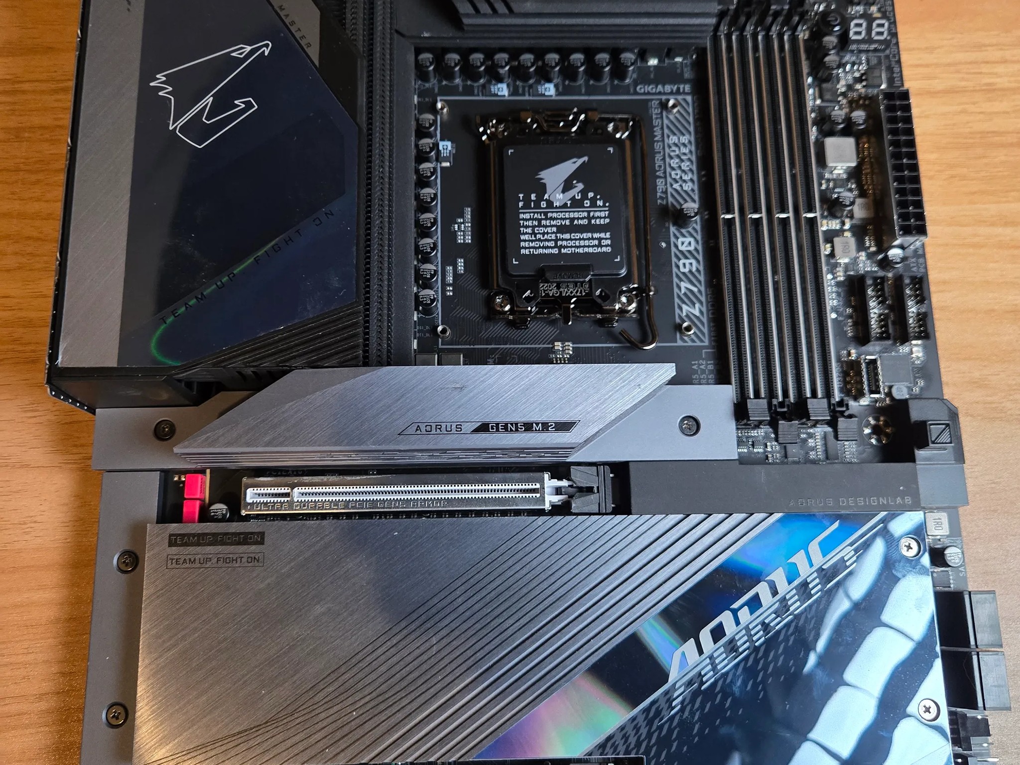GIGABYTE Z790 AORUS Master EATX Motherboard with DDR5, PCIe 5.0, WiFi 6E, 10GbE LAN, Q-Flash Plus