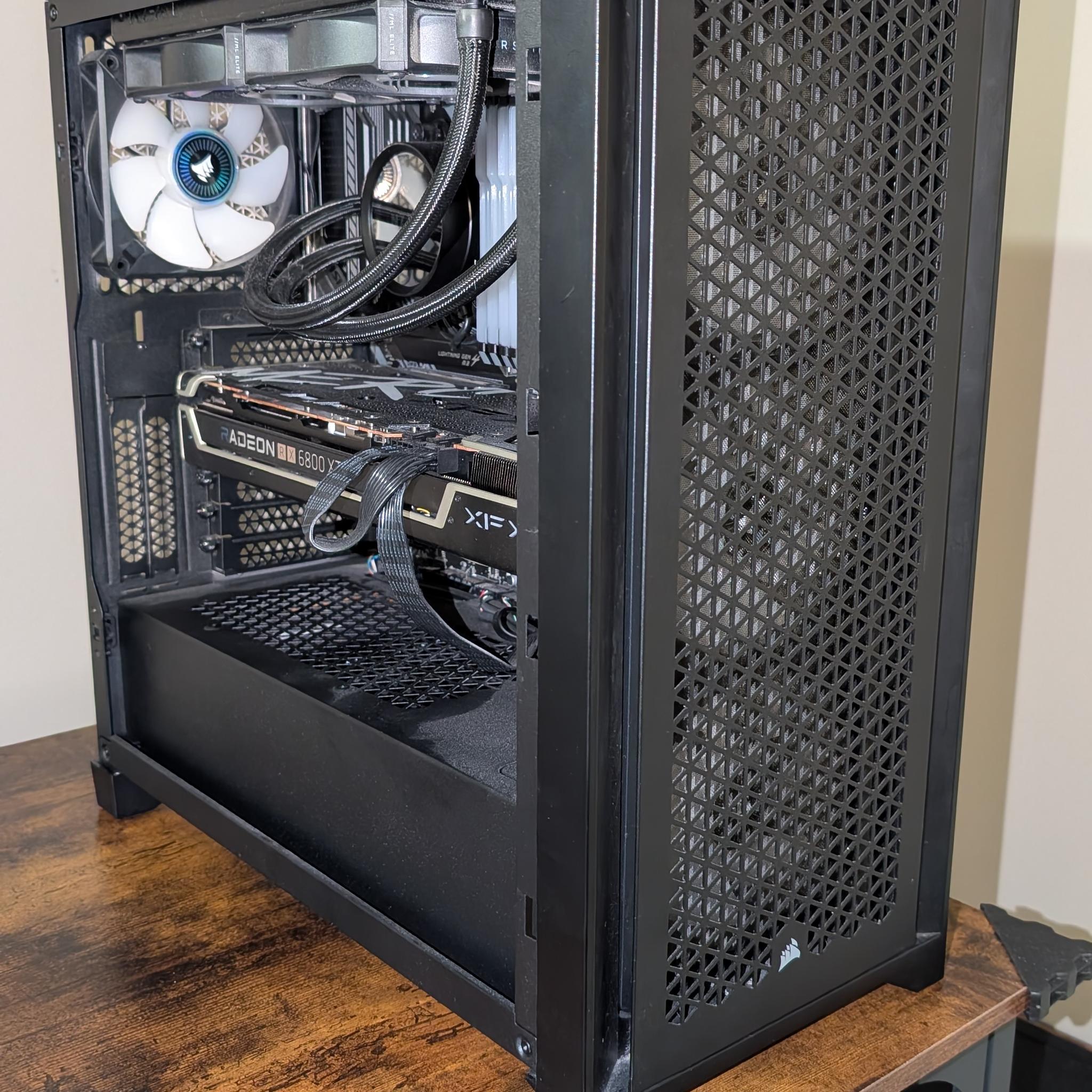 CPU | Ryzen 5800X3D ~ GPU | RX 6800XT w/ 1TB 990 Pro Custom Build