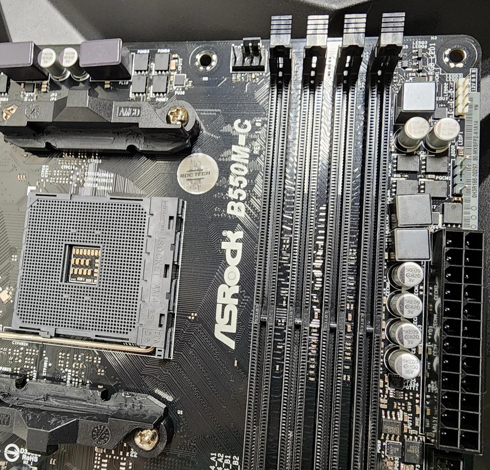 UPDATED BIOS ASRock B550M-C REV 1.01 WIFI DDR4 AM4 MATX MOTHERBOARD