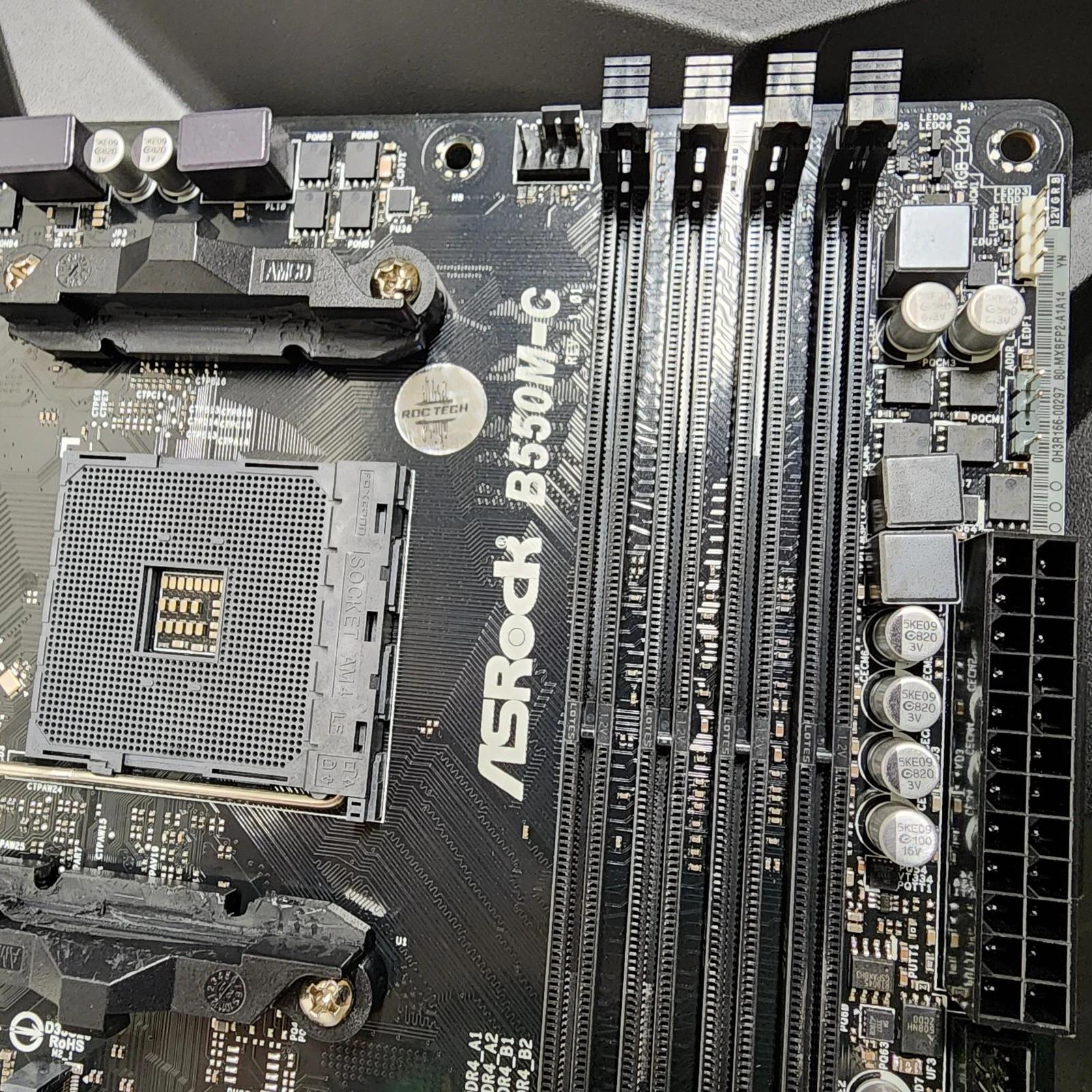 UPDATED BIOS ASRock B550M-C REV 1.01 WIFI DDR4 AM4 MATX MOTHERBOARD