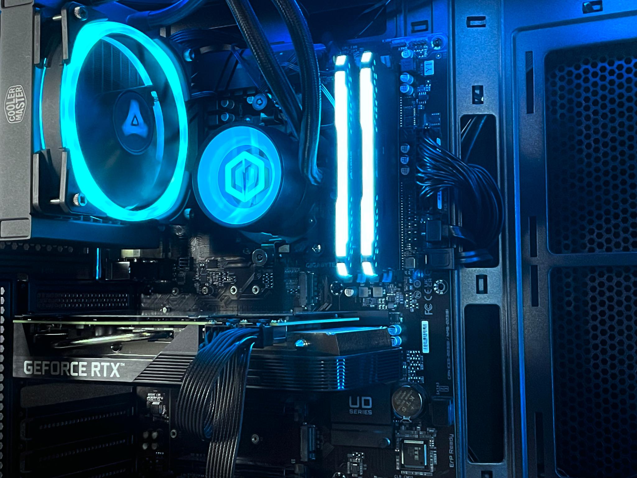 🌊 AQUATIC Gaming PC | RTX 3060 Ti | Ryzen 5 5600x | 32GB DDR4 | 240GB SSD + 1TB HDD | FREE SHIP