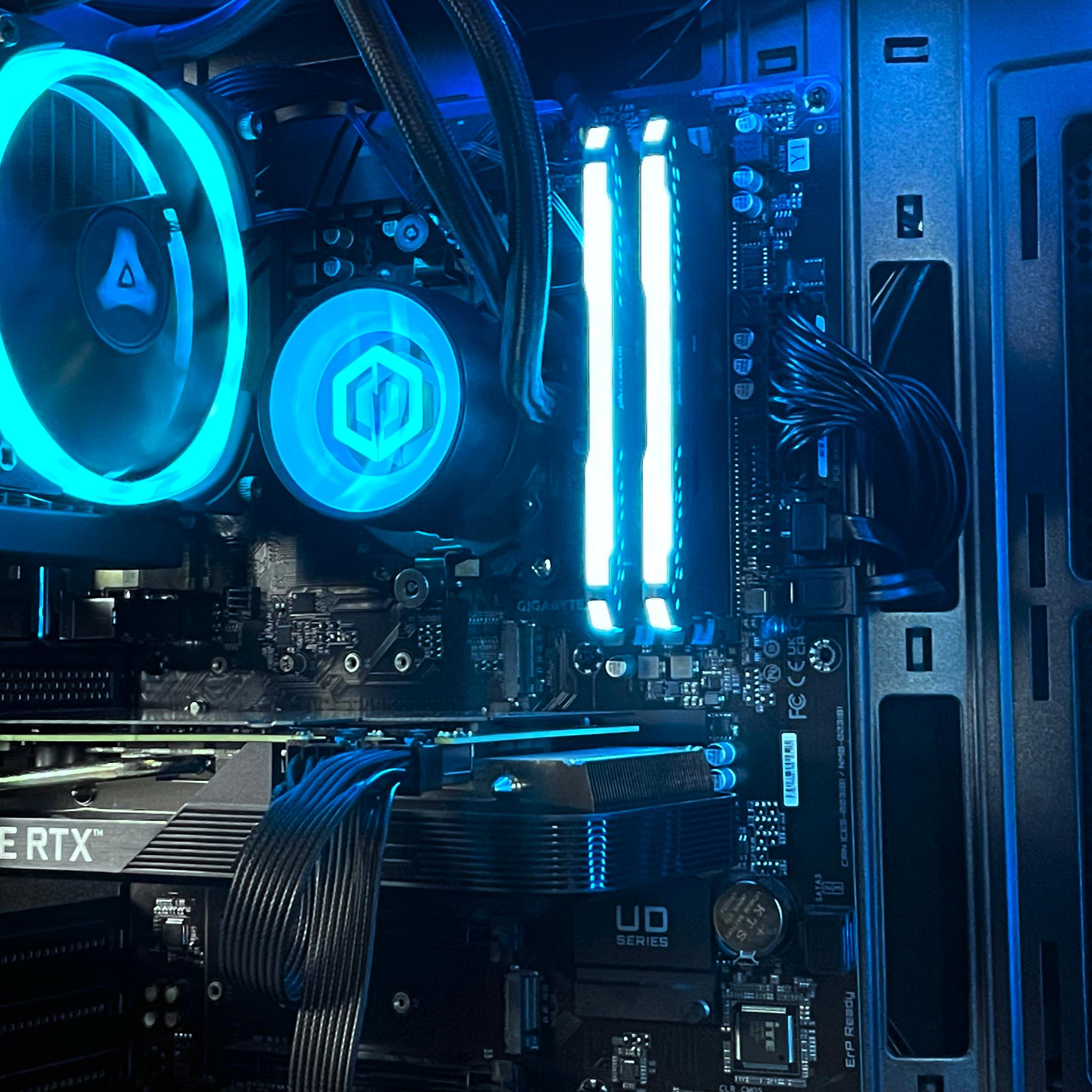 🌊 AQUATIC Gaming PC | RTX 3060 Ti | Ryzen 5 5600x | 32GB DDR4 | 240GB SSD + 1TB HDD | FREE SHIP