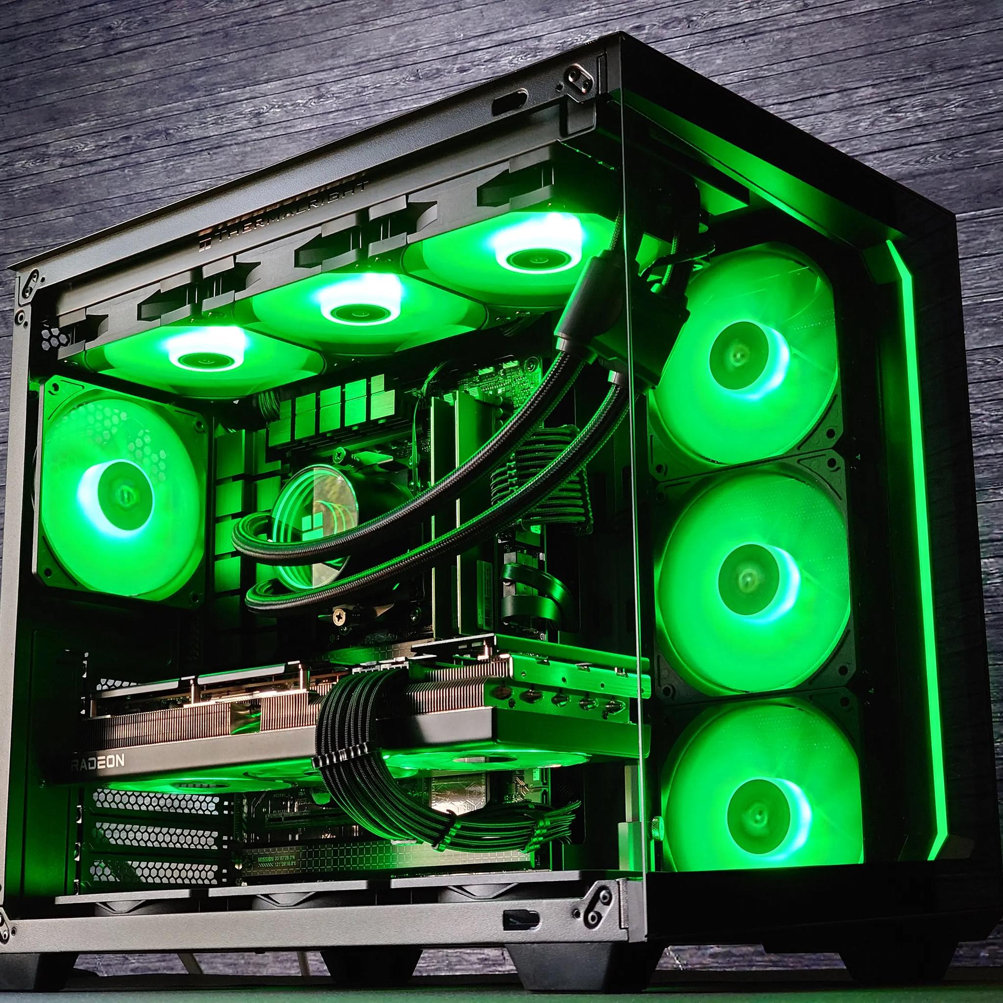 🌌🌑Dark Nebula🔭Liquid Cooled Gaming PC🔭AMD RX 7800 XT 16GB🔭Ryzen 5 7500F🔭32GB DDR5🔭1TB